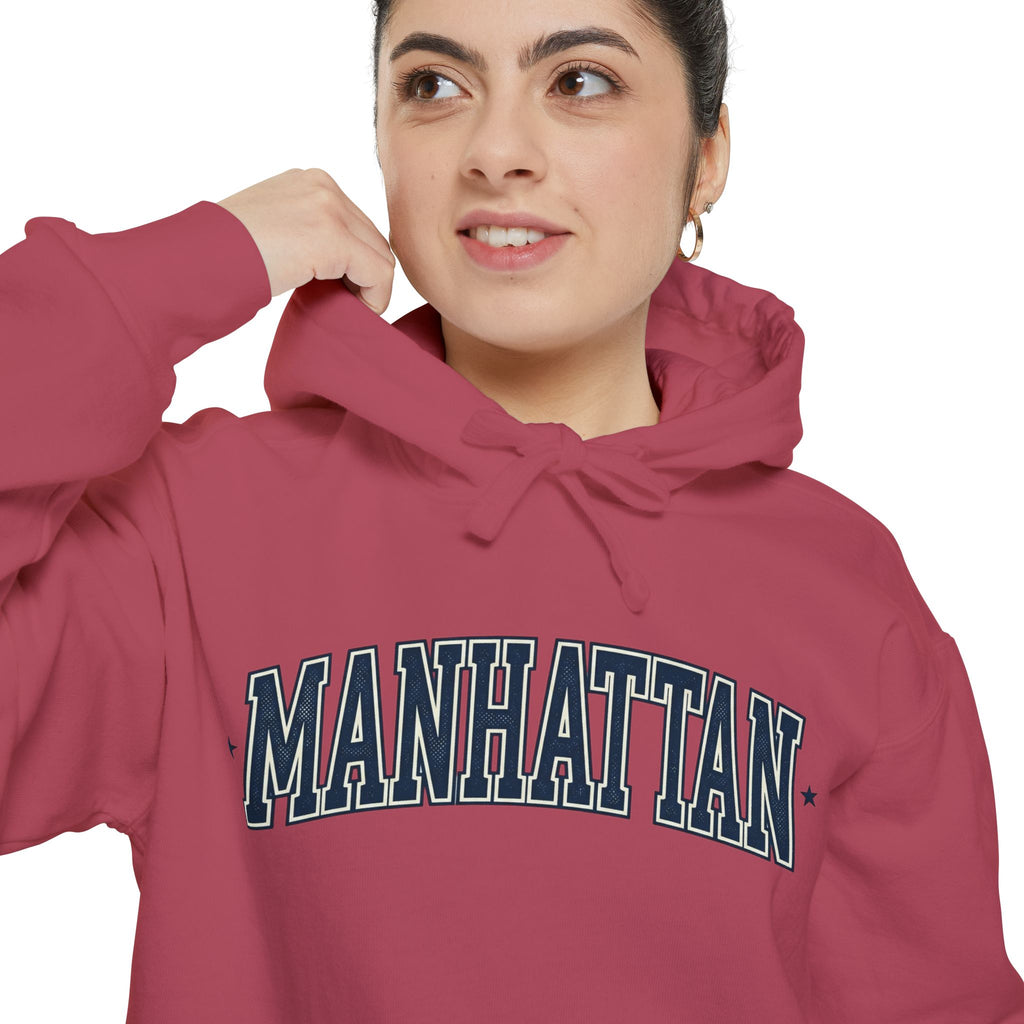 Manhattan Hoodie — Garment-Dyed Pullover Hooded Sweater