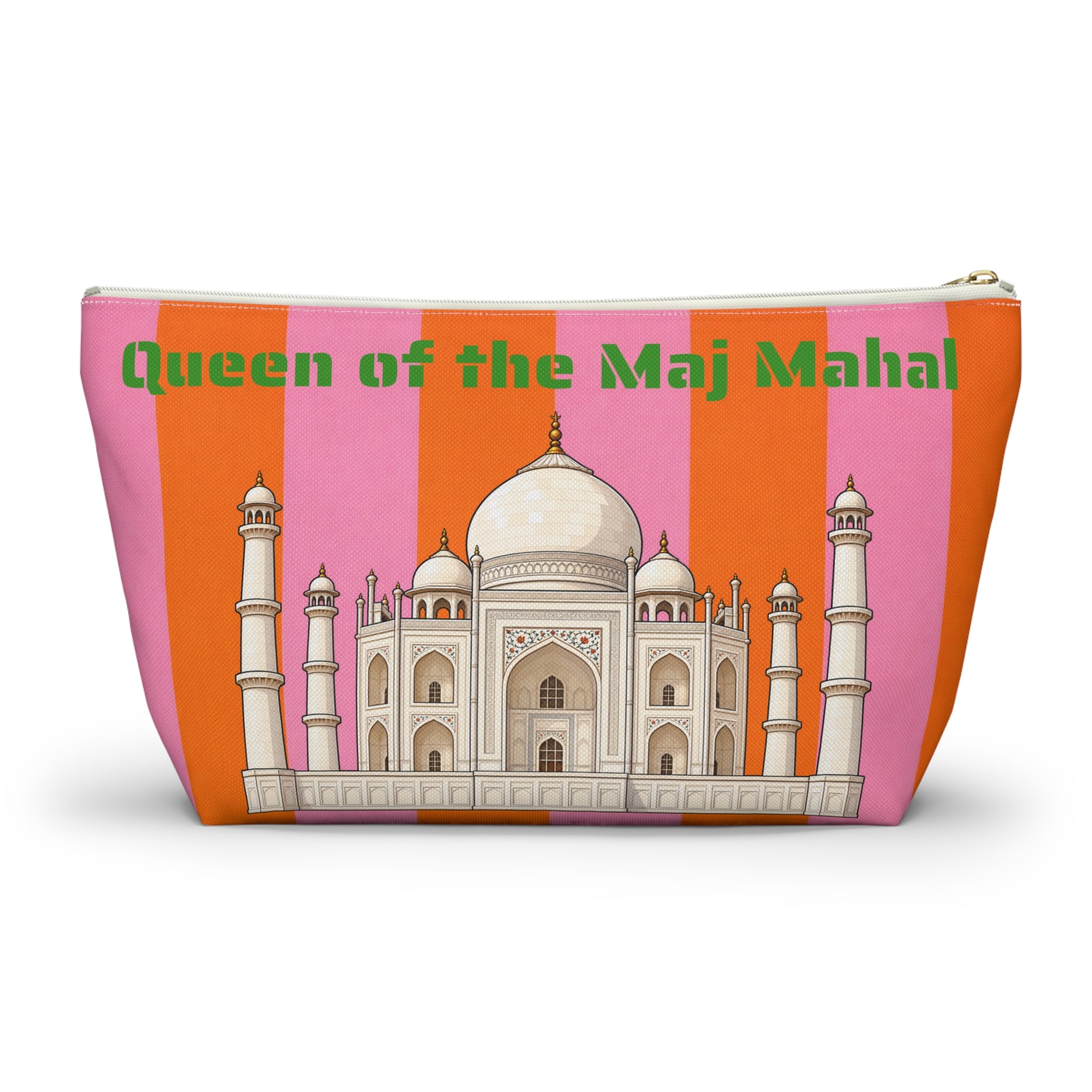 Queen of the Mahj Mahal 2 Mahjong Tile Pouch —  T-Bottom Travel Bag