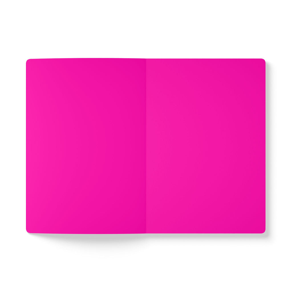 Junk Journal Softcover — Bold Pink Garbage Truck Notebook