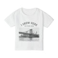 Williamsburg Bridge Toddler T-shirt | I Grew Here You Flew Here New York City Brooklyn Skyline Tee