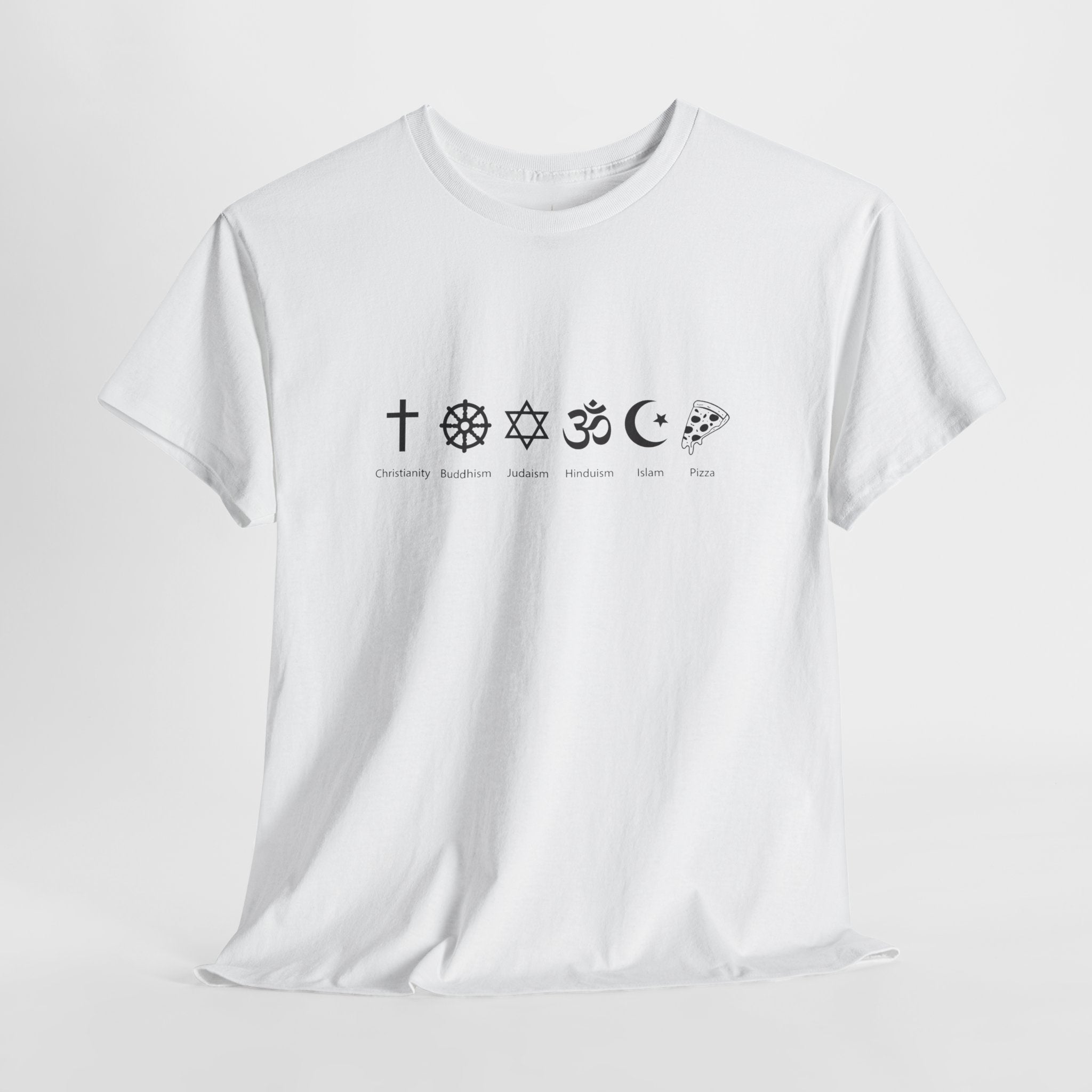 Pizza Is My Religion T-Shirt   I Believe In Pizza Tee