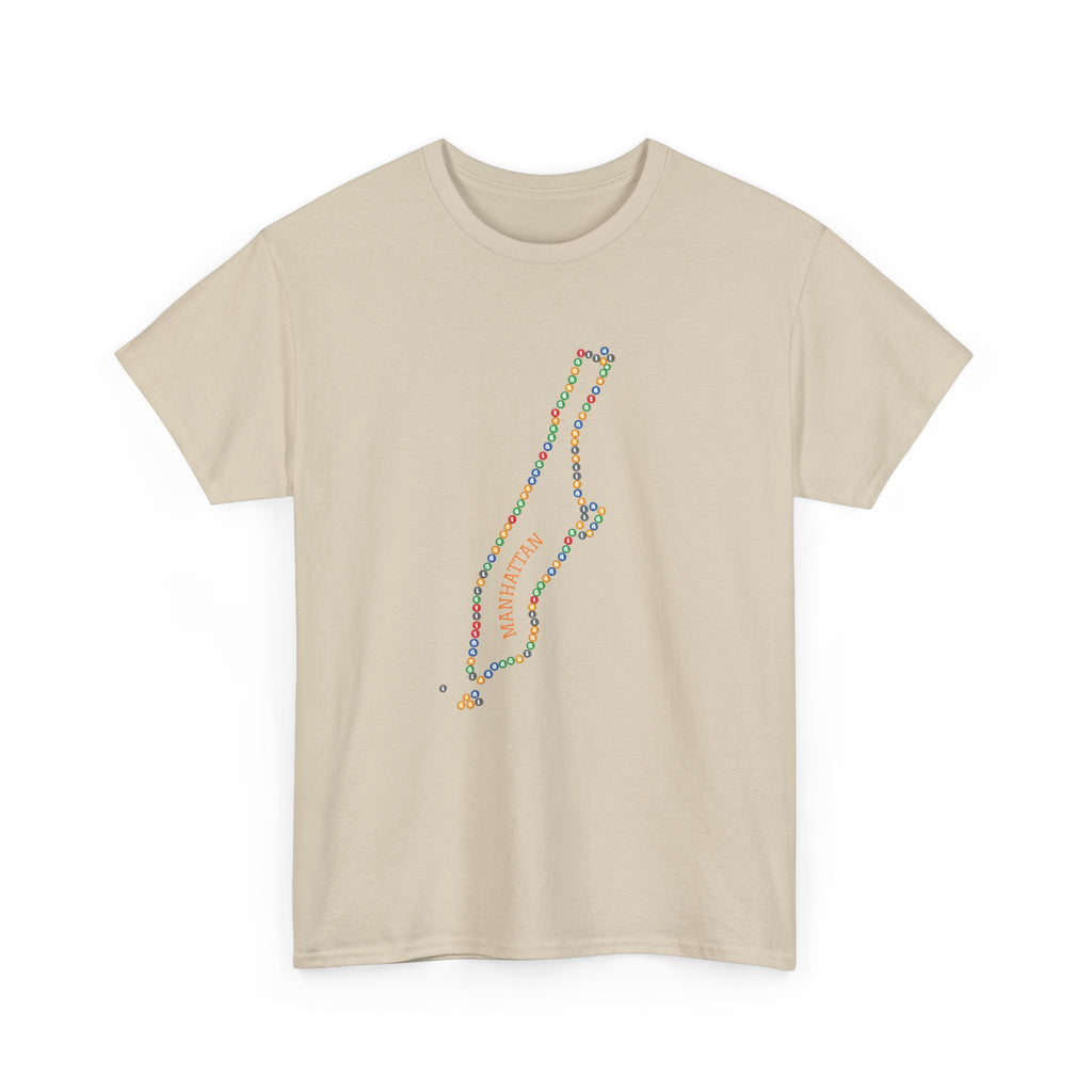 Manhattan Map T-Shirt | Subway Signs Tee