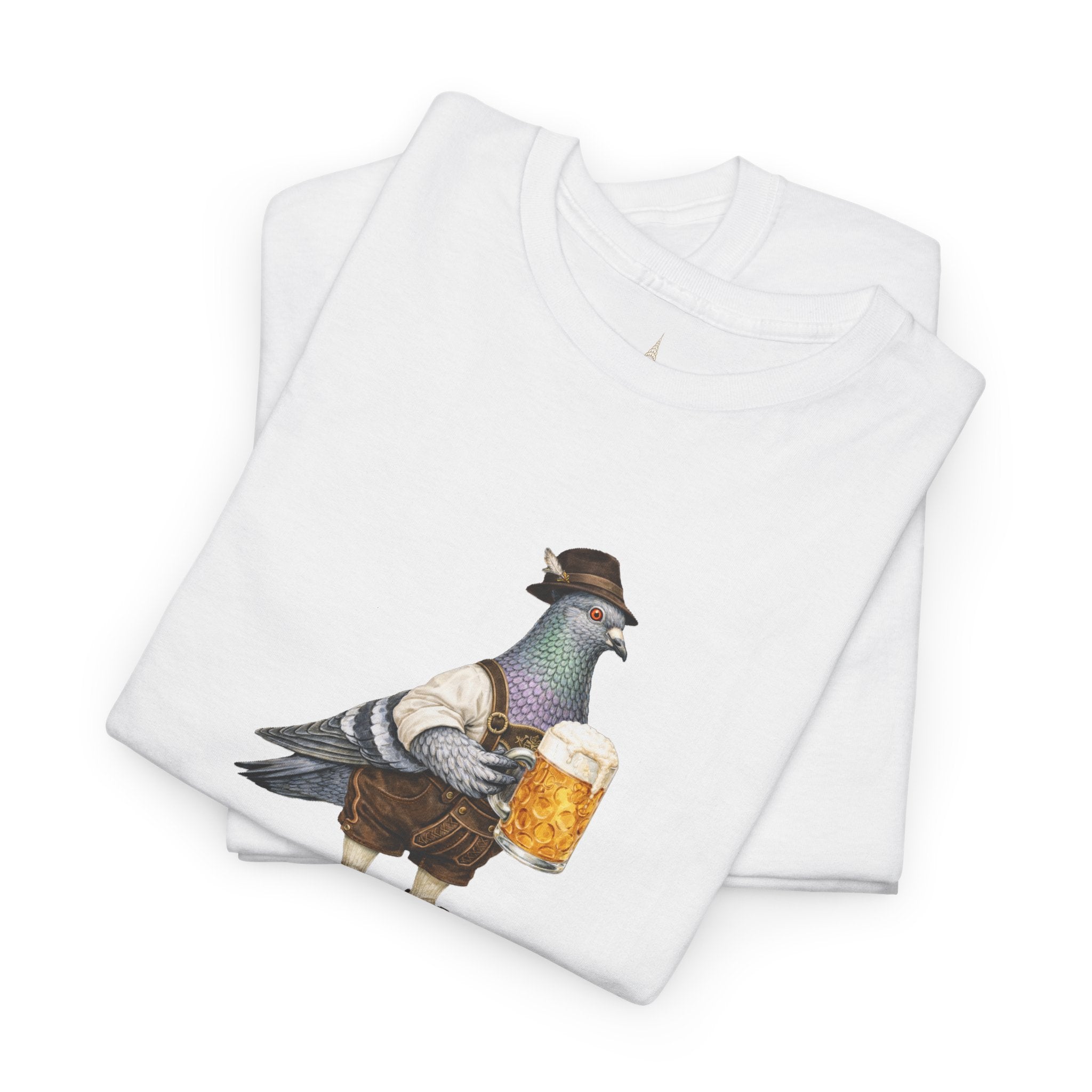 Customizable Yorkville NYC Pigeon T-Shirt | Oktoberfest Beer Garden Tee