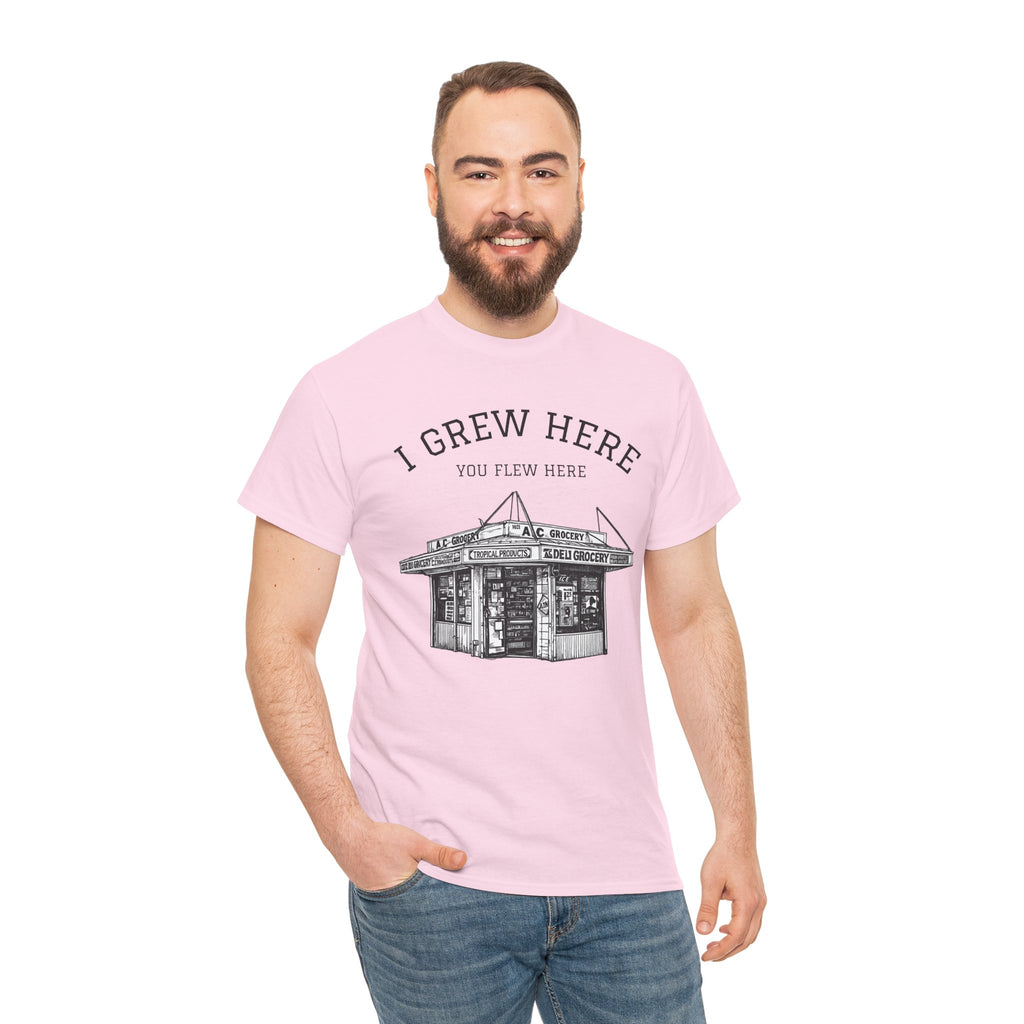 Bodega T-Shirt | New York I Grew Here You Flew Here Tee