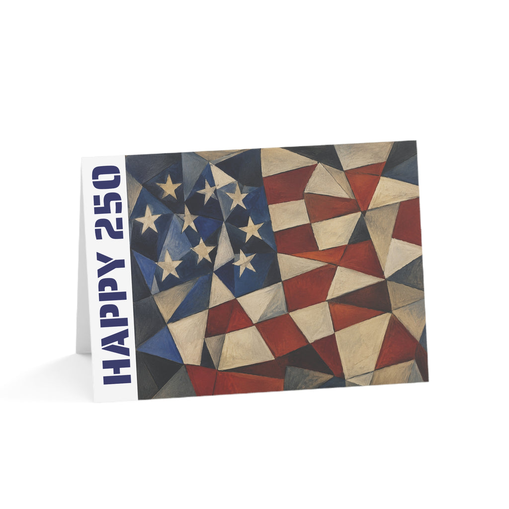 HAPPY 250 4th of July Greeting Card (Envelope Included)