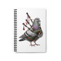 Customizable Woodlawn NYC Pigeon Spiral Journal | Bronx Irish Bagpipes Bird Lovers Notebook