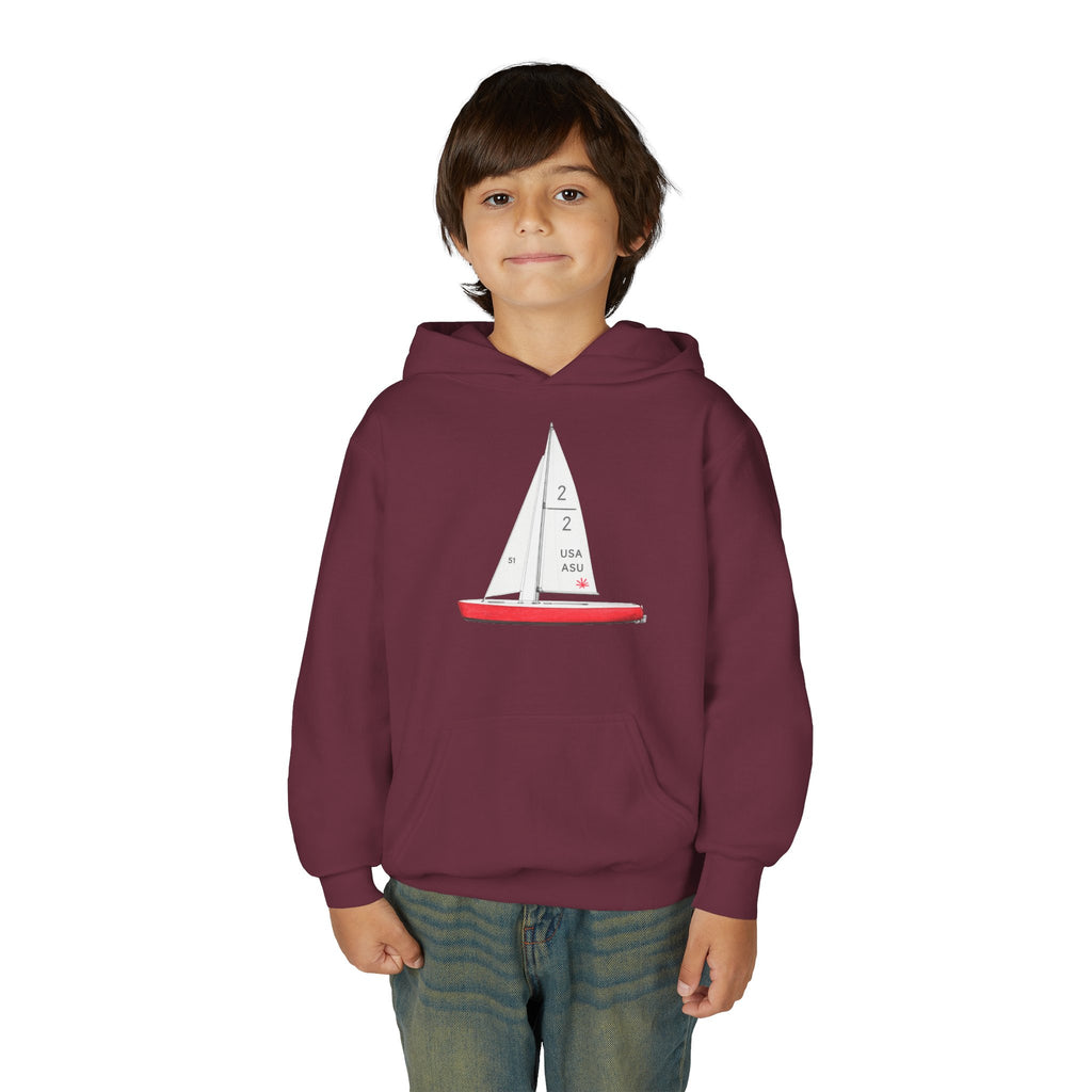 Central Park Model Sailboat NYC Kids Hoodie | New York Childrens Hooded Sweatshirt