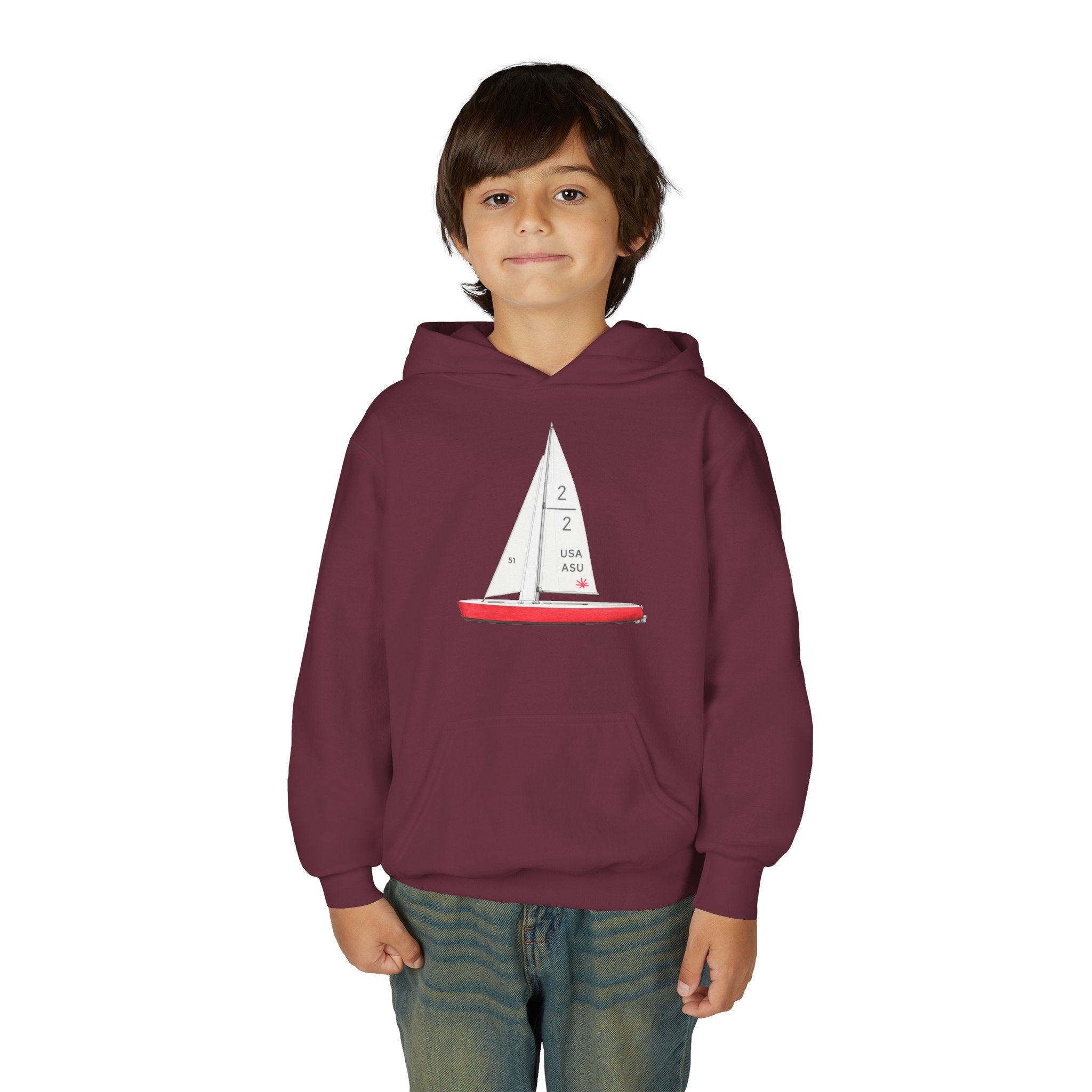 Central Park Model Sailboat NYC Kids Hoodie | New York Childrens Hooded Sweatshirt