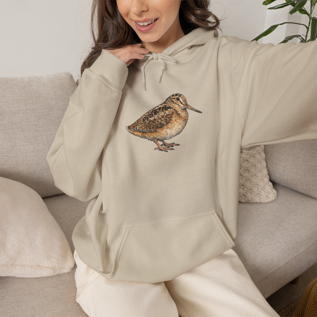 Sudadera con capucha de pájaro becada americana de Bryant Park — Sudadera con capucha para amantes de la naturaleza y la observación de aves
