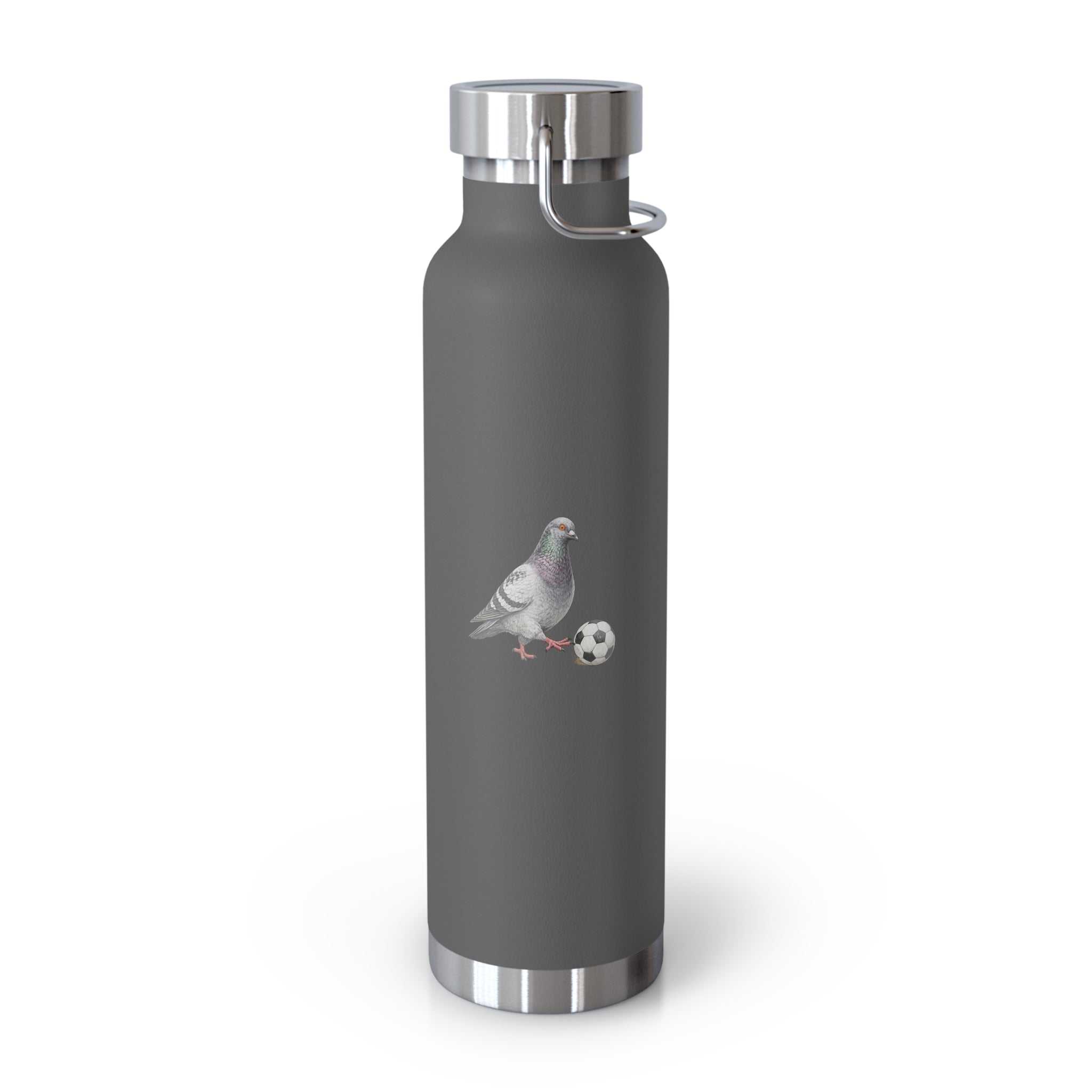 Customizable Corona NYC Pigeon 22oz Water Bottle | New York Soccer Player Copper Vacuum Insulated