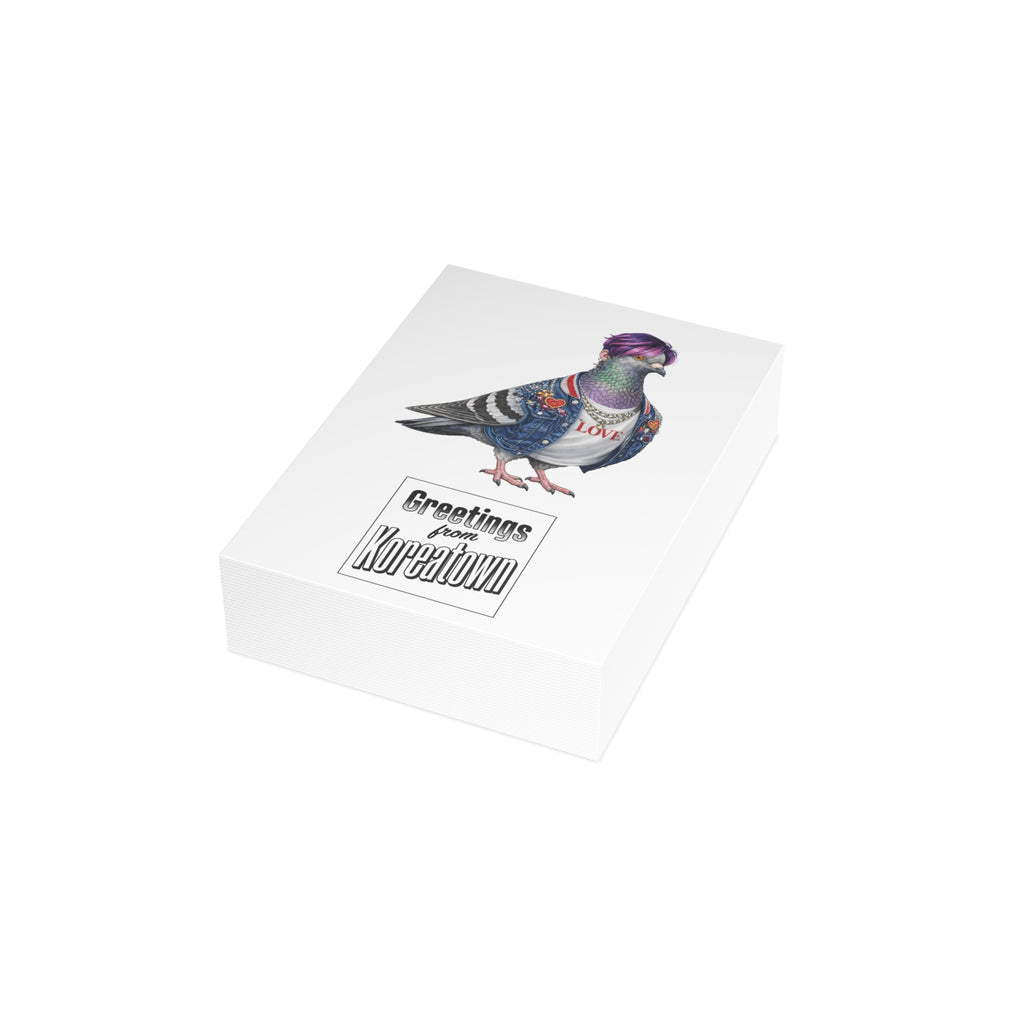 Koreatown NYC Pigeon Postcard Bundle (envelopes included)