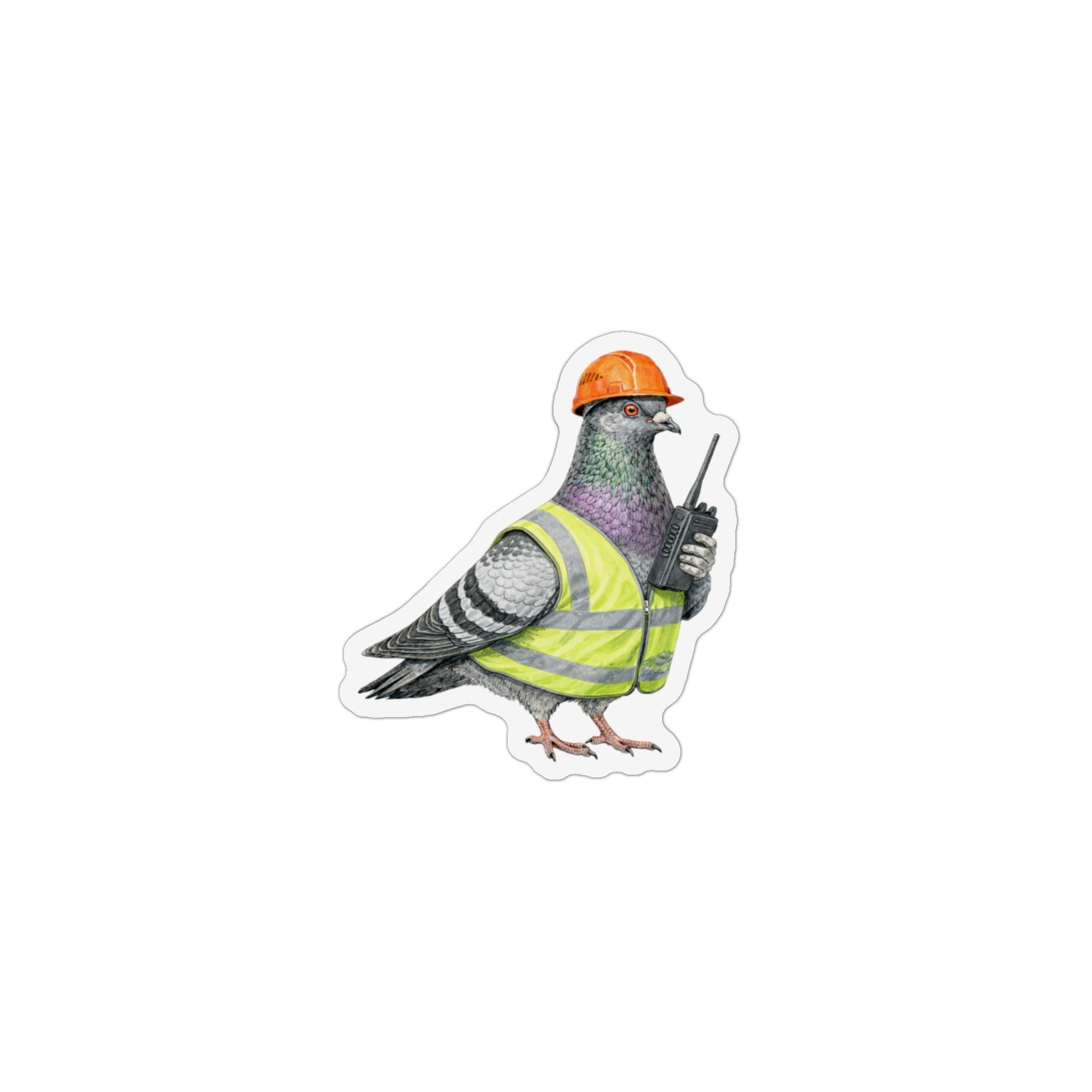 Red Hook NYC Pigeon Magnet | Dock Worker Bird Lover Fridge Magnet
