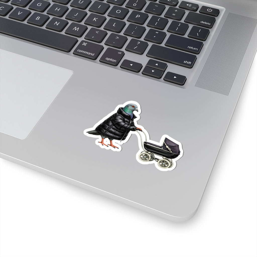 Park Slope NYC Pigeon 3" x 3" Sticker
