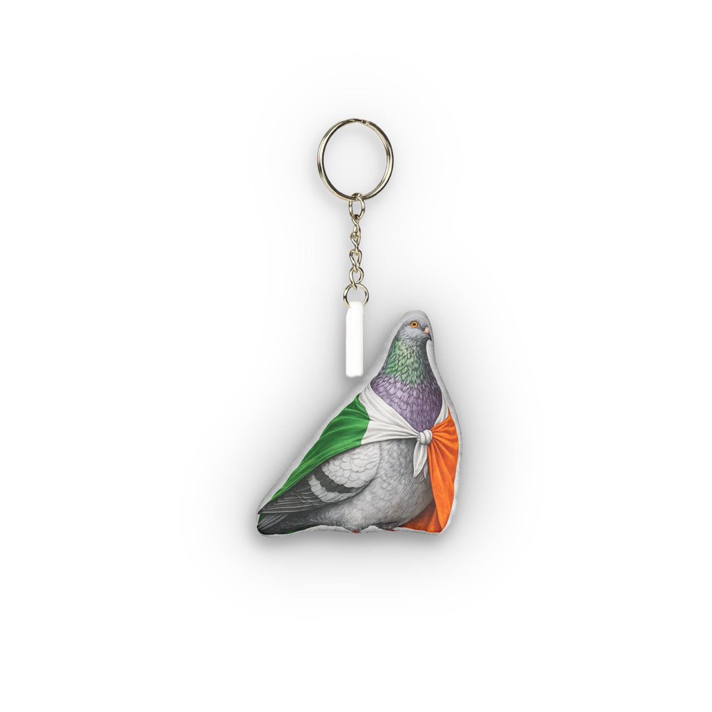 Ireland International Pigeon Mini Plush Keychain |  Bird Lovers Plushie Bag Charm