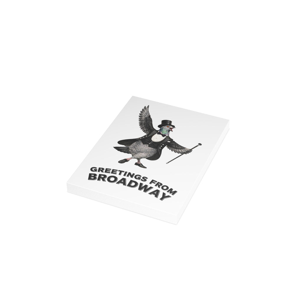 Broadway NYC Pigeon Postcard Bundle (envelopes included)