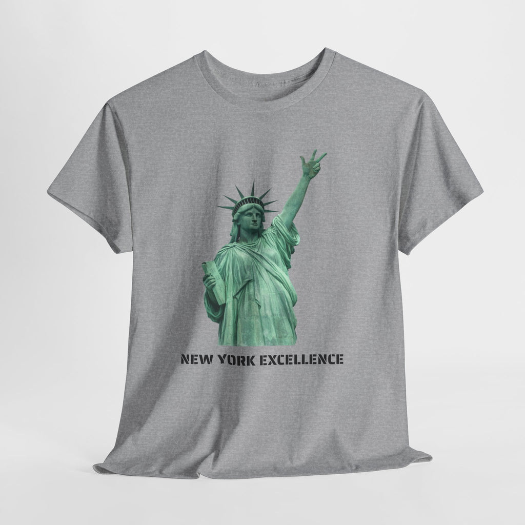 New York Excellence Three Points T-Shirt | Statue of Liberty Jalen Brunson NYC Basketball Tee