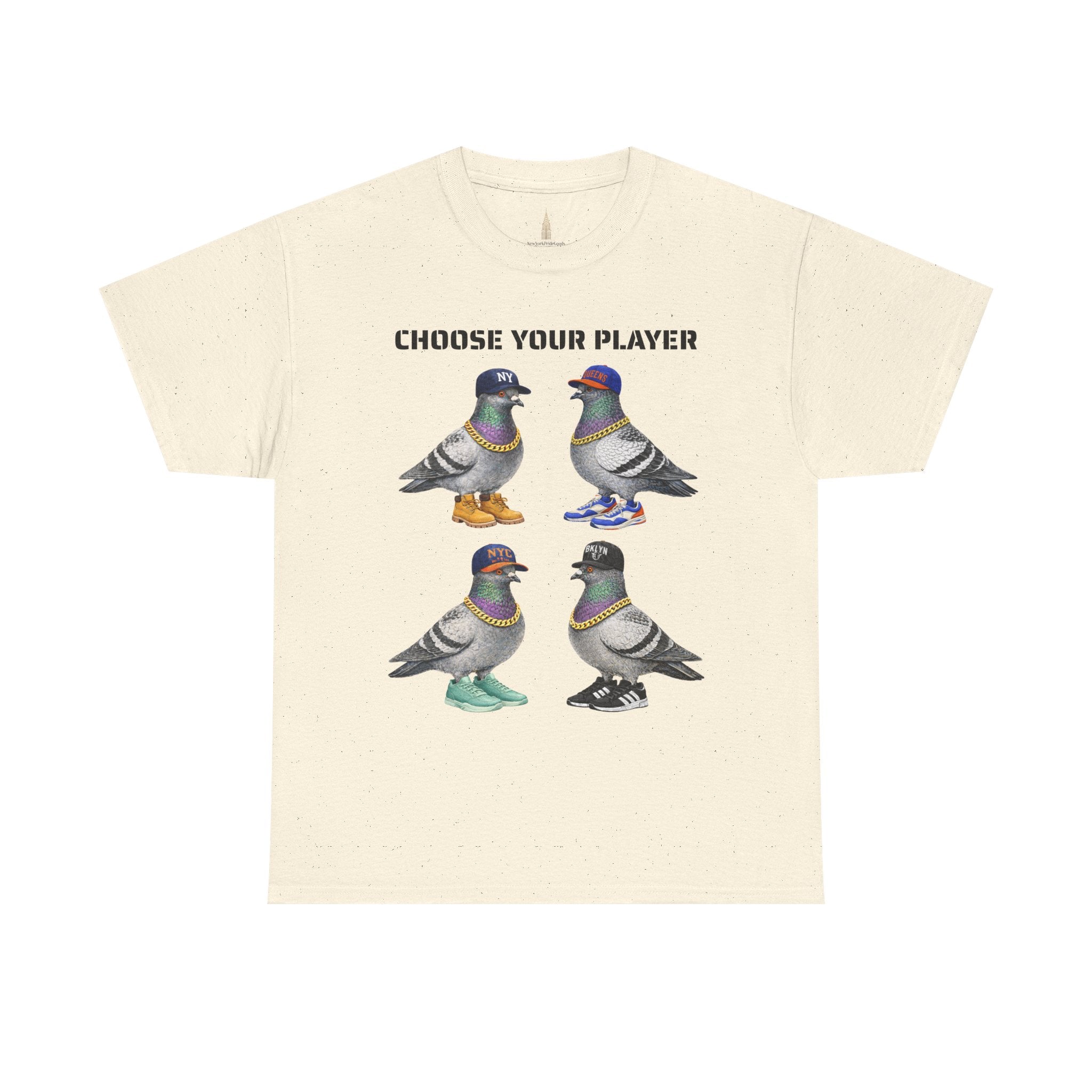 New York Sports Fan NYC Pigeon T-Shirt | NYC Baseball Basketball Fan Basketball Fan Tee