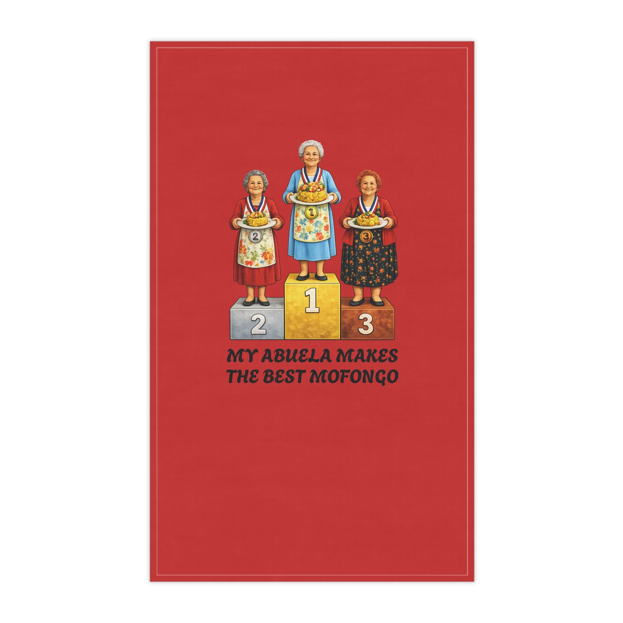 My Abuela Makes The Best Mofongo Tea Towel |  Abuela Cooking Competition Towel