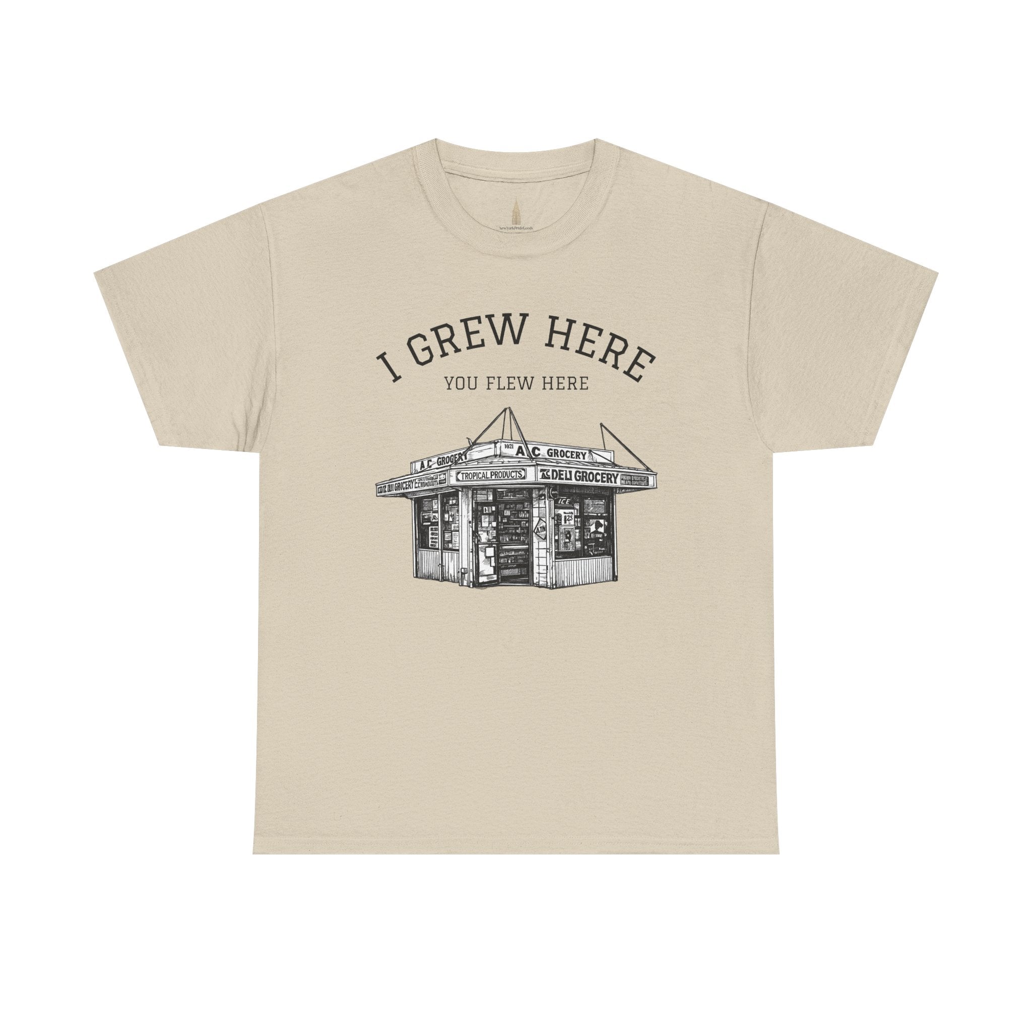 NYC Bodega T-Shirt | New York I Grew Here You Flew Here Tee
