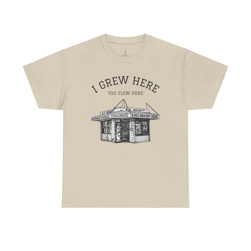 Bodega T-Shirt | New York I Grew Here You Flew Here Tee