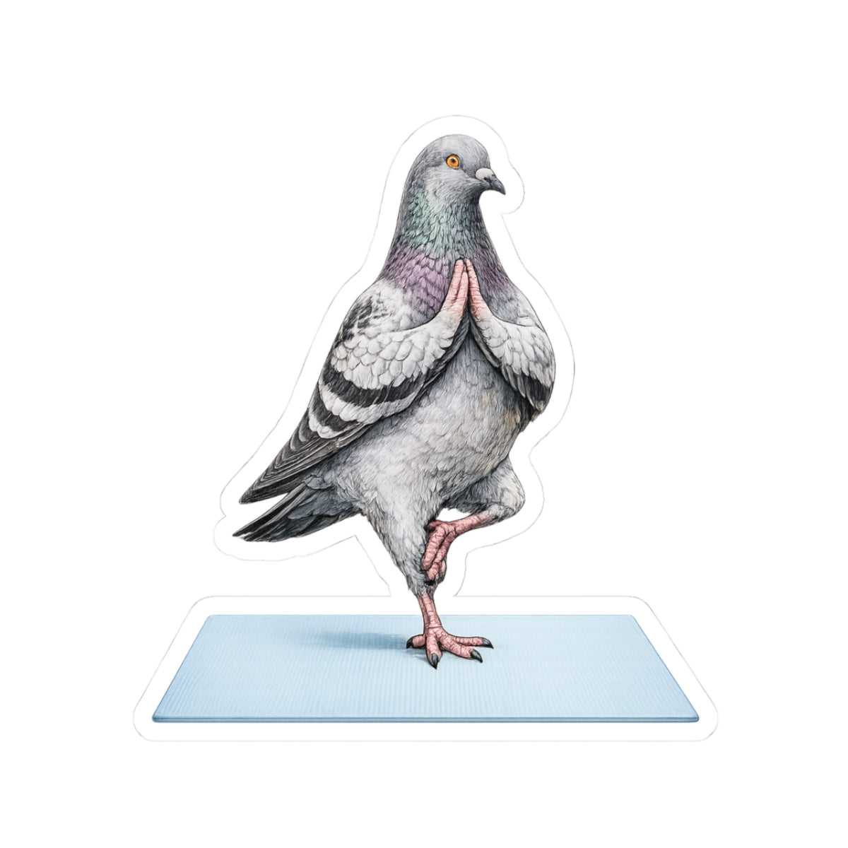 Central Park NYC Pigeon 3" x 3" Sticker