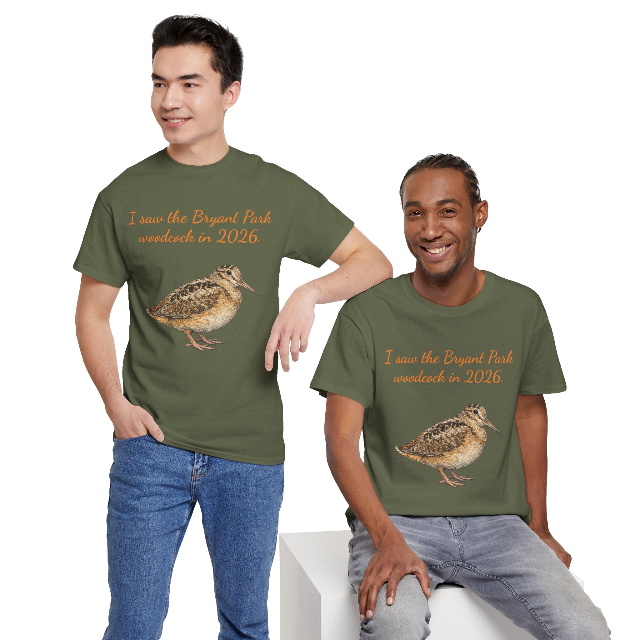Bryant Park American Woodcock T-Shirt   NYC Gift Tee