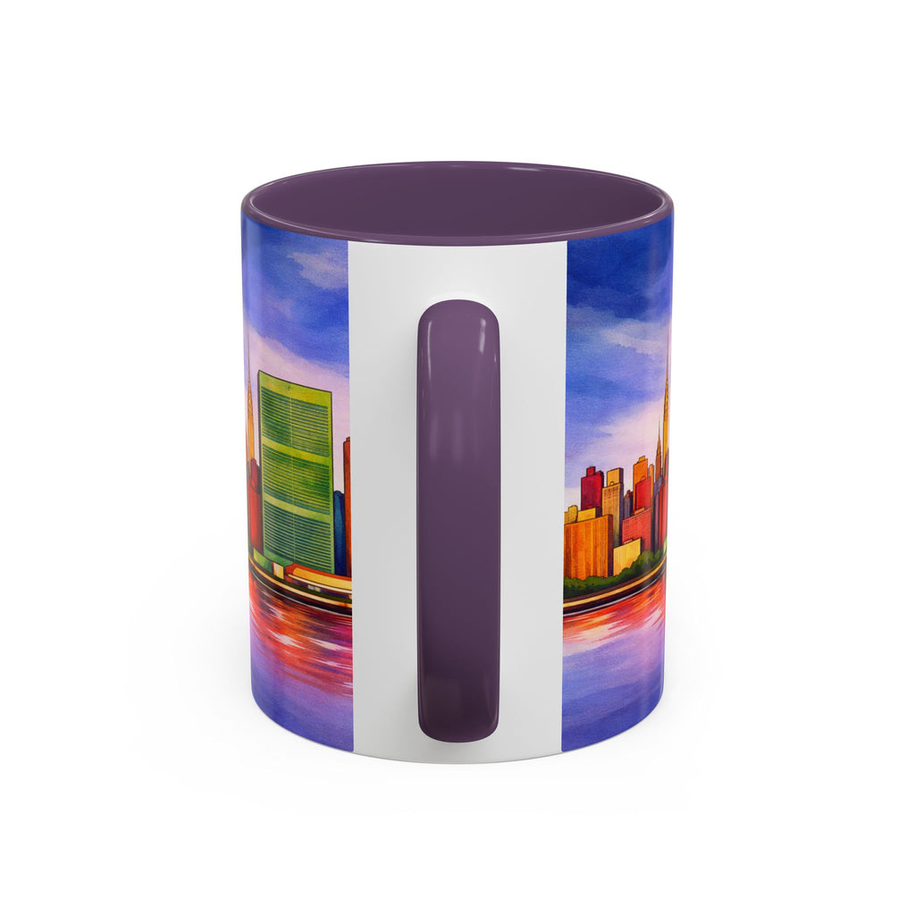 Colorful Midtown Manhattan Skyline NYC Accent Coffee Mug