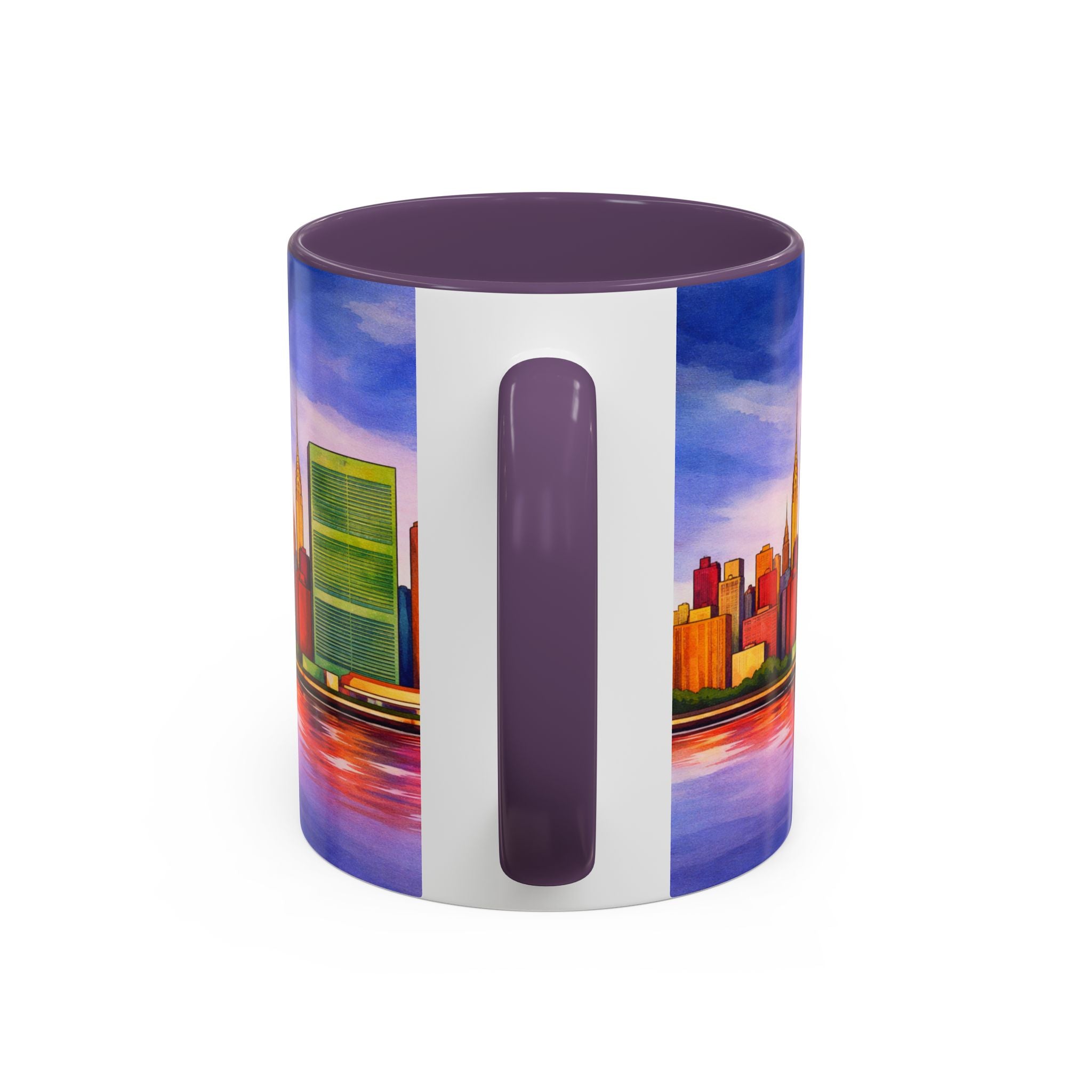 Colorful Midtown Manhattan Skyline NYC Accent Coffee Mug