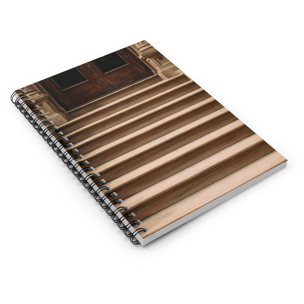 New York Brownstone Stoop Spiral Journal   NYC Architecture Notebook