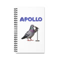 Customizable Harlem NYC Pigeon Spiral Journal |  Comedian Entertainer Bird Lovers Notebook