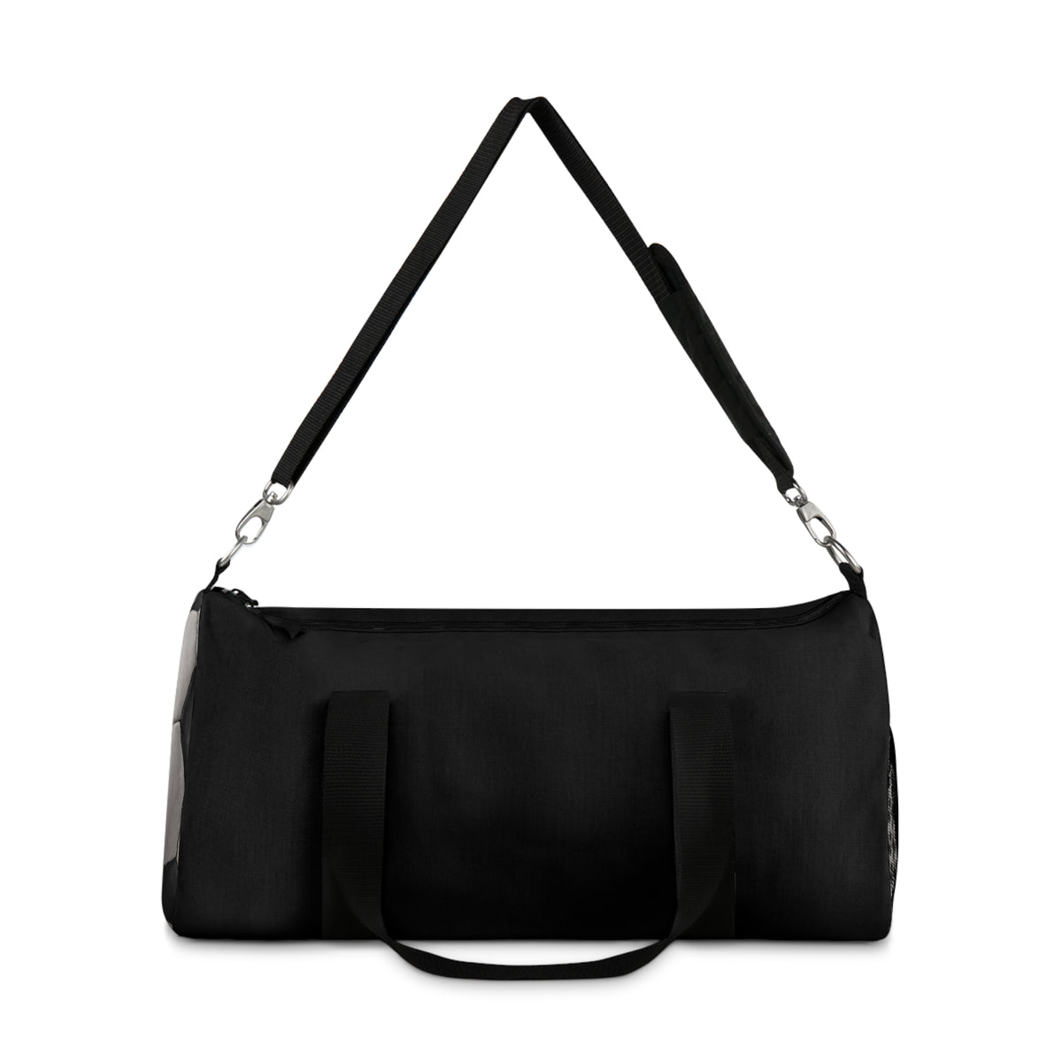 Customizable Black Soccer Practice Duffel Bag