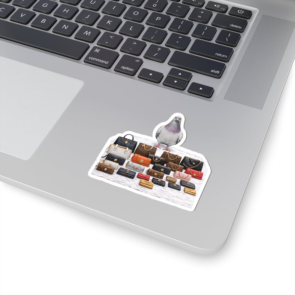 Canal Street NYC Pigeon 3" x 3" Sticker