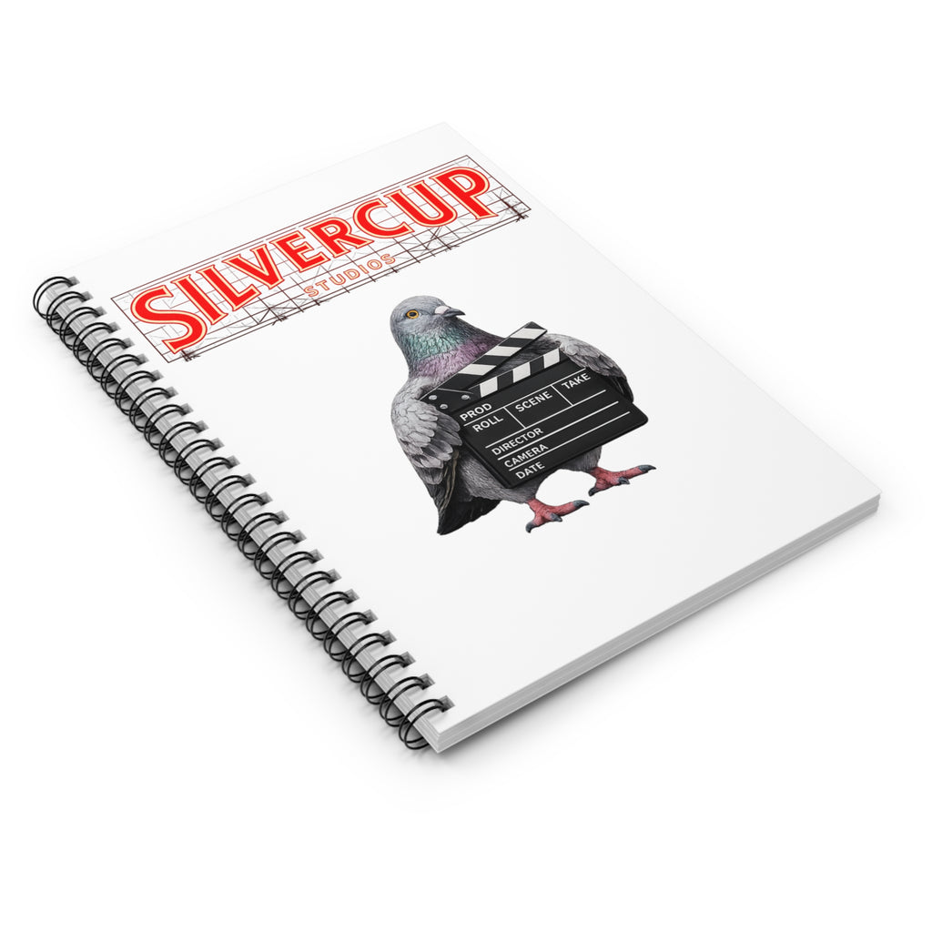 Customizable Long Island City NYC Pigeon Spiral Journal | Filmmaker Bird Lovers Notebook