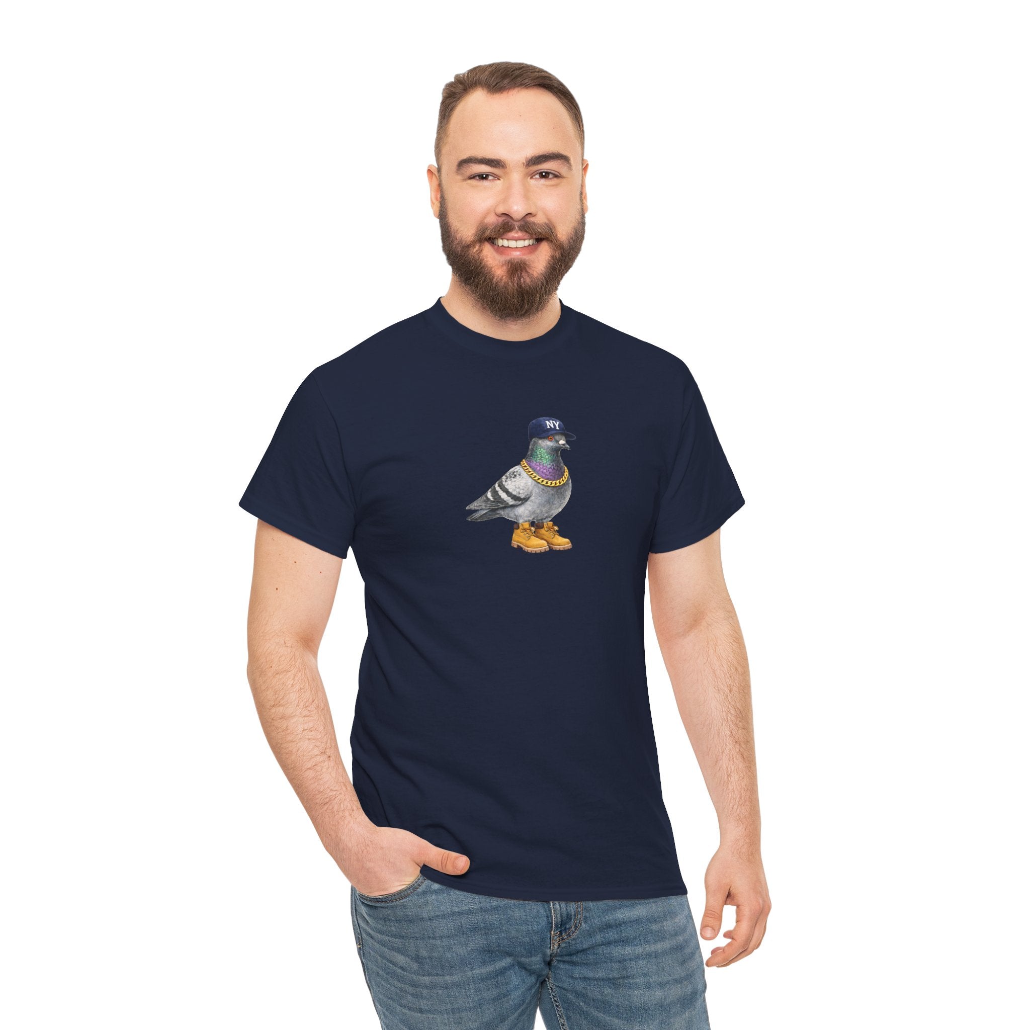 Customizable Bronx NYC Pigeon T-Shirt | Baseball Fan Tee