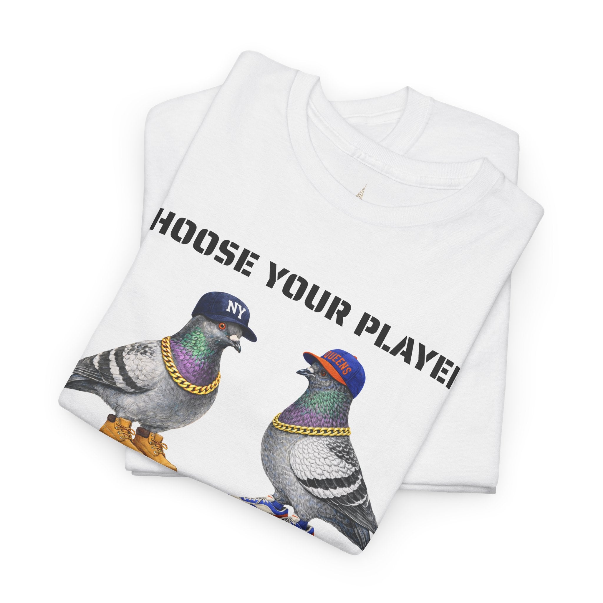 New York Sports Fan NYC Pigeon T-Shirt | NYC Baseball Basketball Fan Basketball Fan Tee