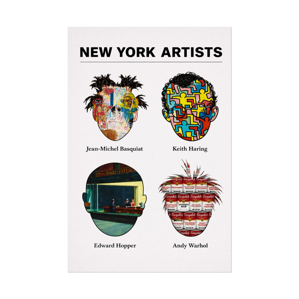 New York Artists Rolled Poster | Dorm Room Decor
