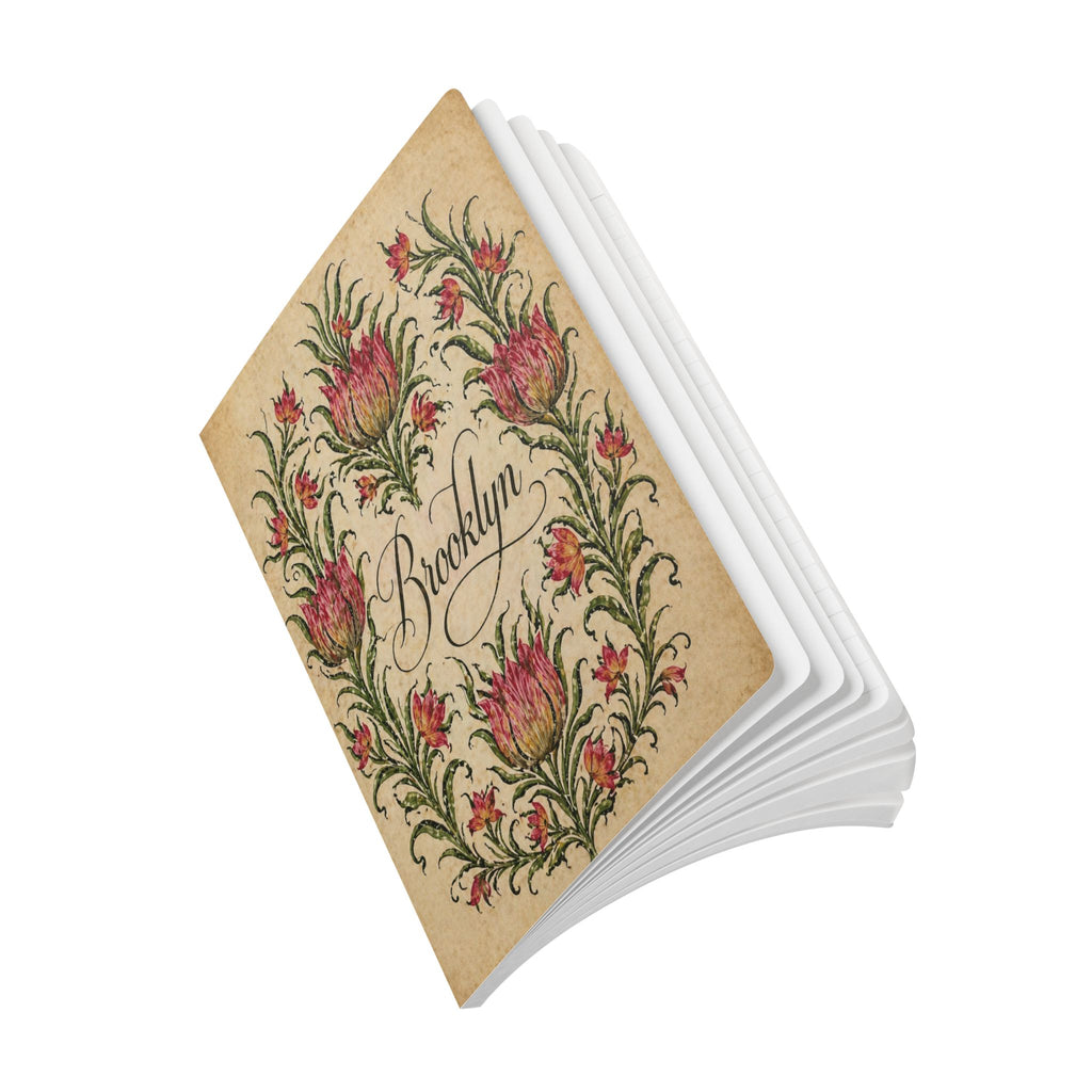 Brooklyn Vintage-style Floral Journal — Brooklyn Garden Softcover Notebook