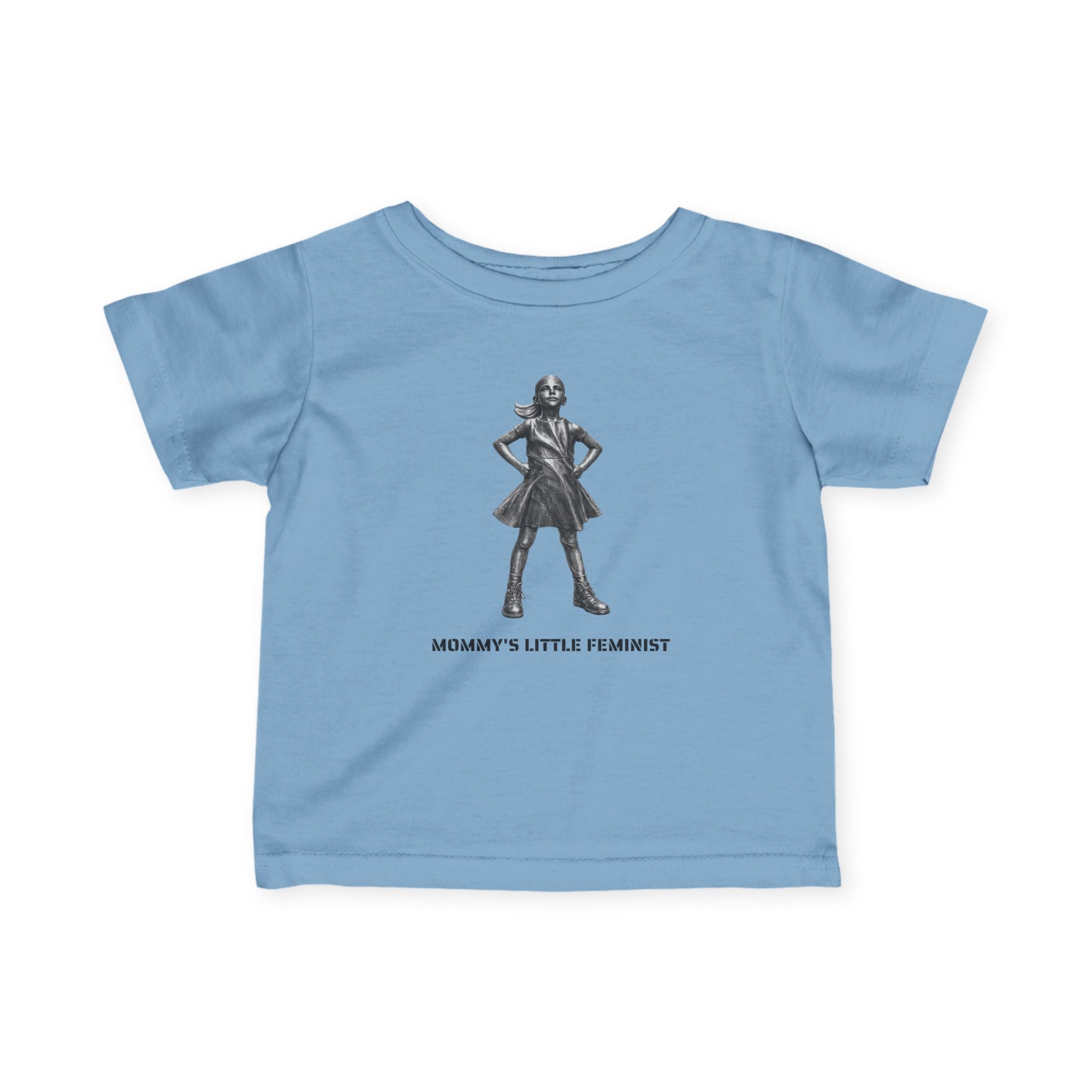Mommy's Little Feminist Infant NYC Kids Tee | Fearless Girl Baby Shirt, Feminist Statement Childrens T-Shirt