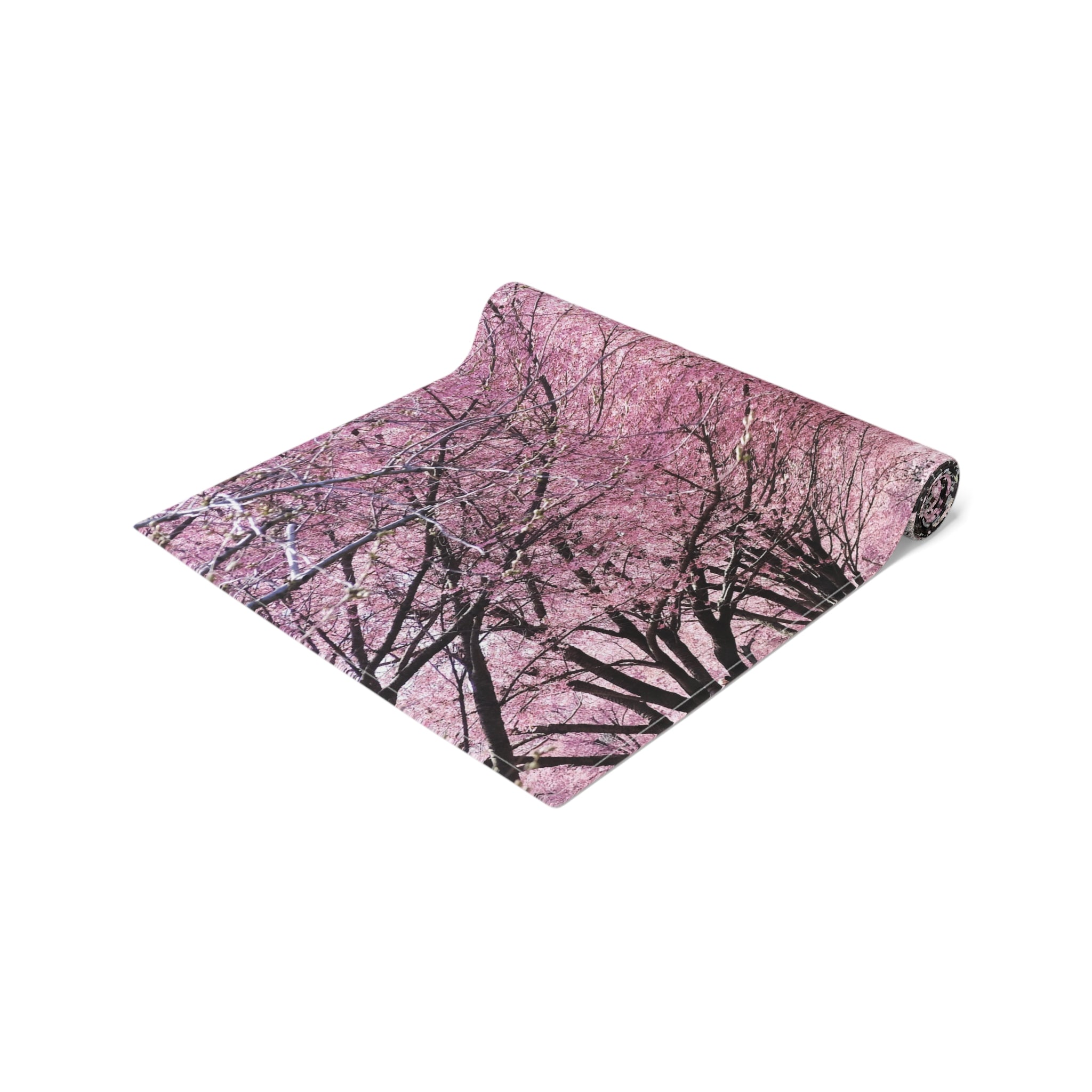 Flushing Meadows Corona Park Cherry Blossoms Table Runner — Queens Flowers Dining Table Decor