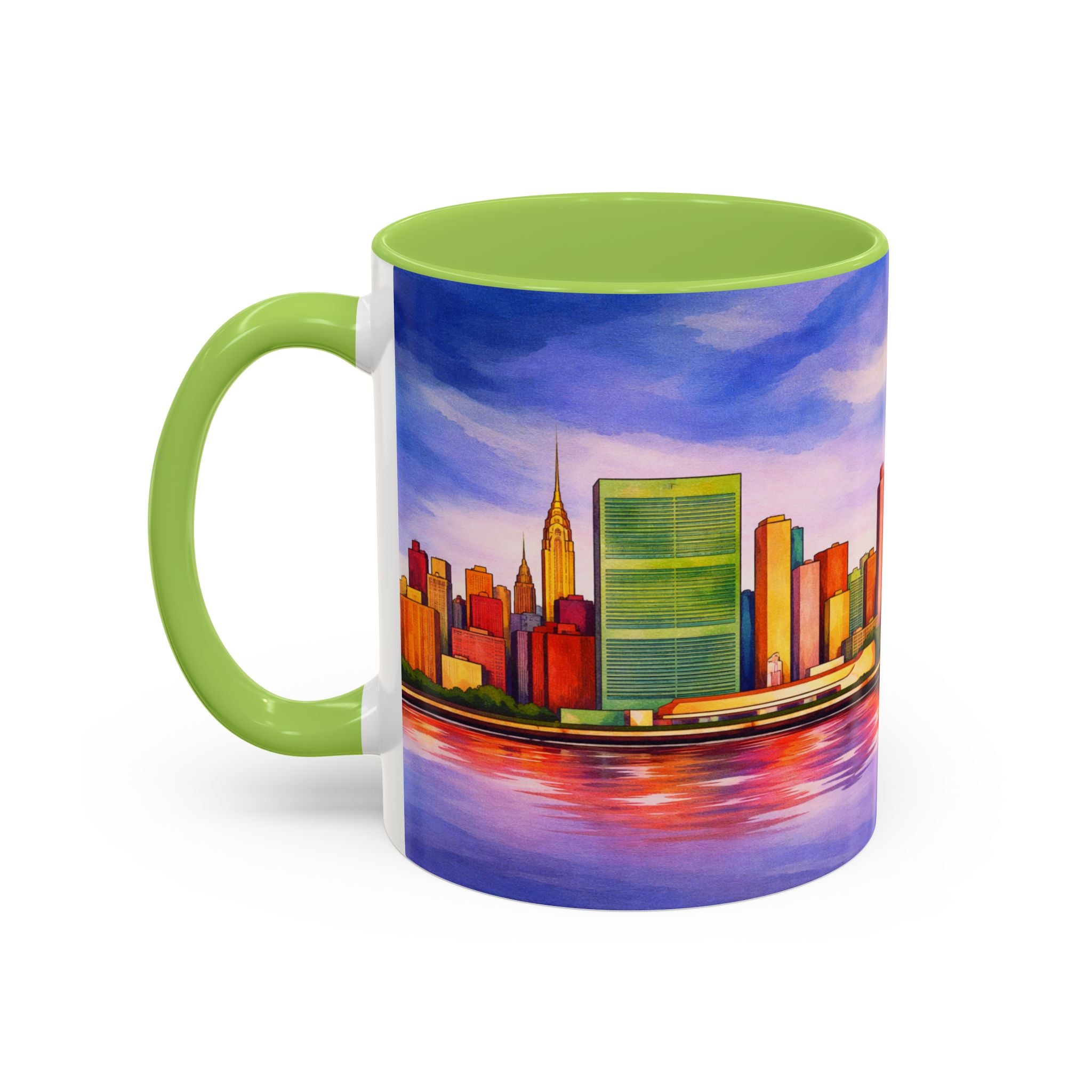 Colorful Midtown Manhattan Skyline NYC Accent Coffee Mug