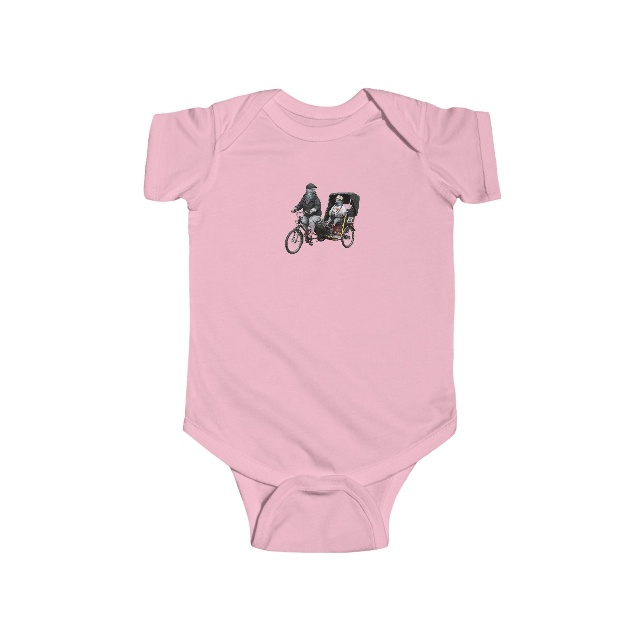 Customizable Times Square NYC Pigeon Baby Onesie | New Yorker Reveal Infant Bodysuit