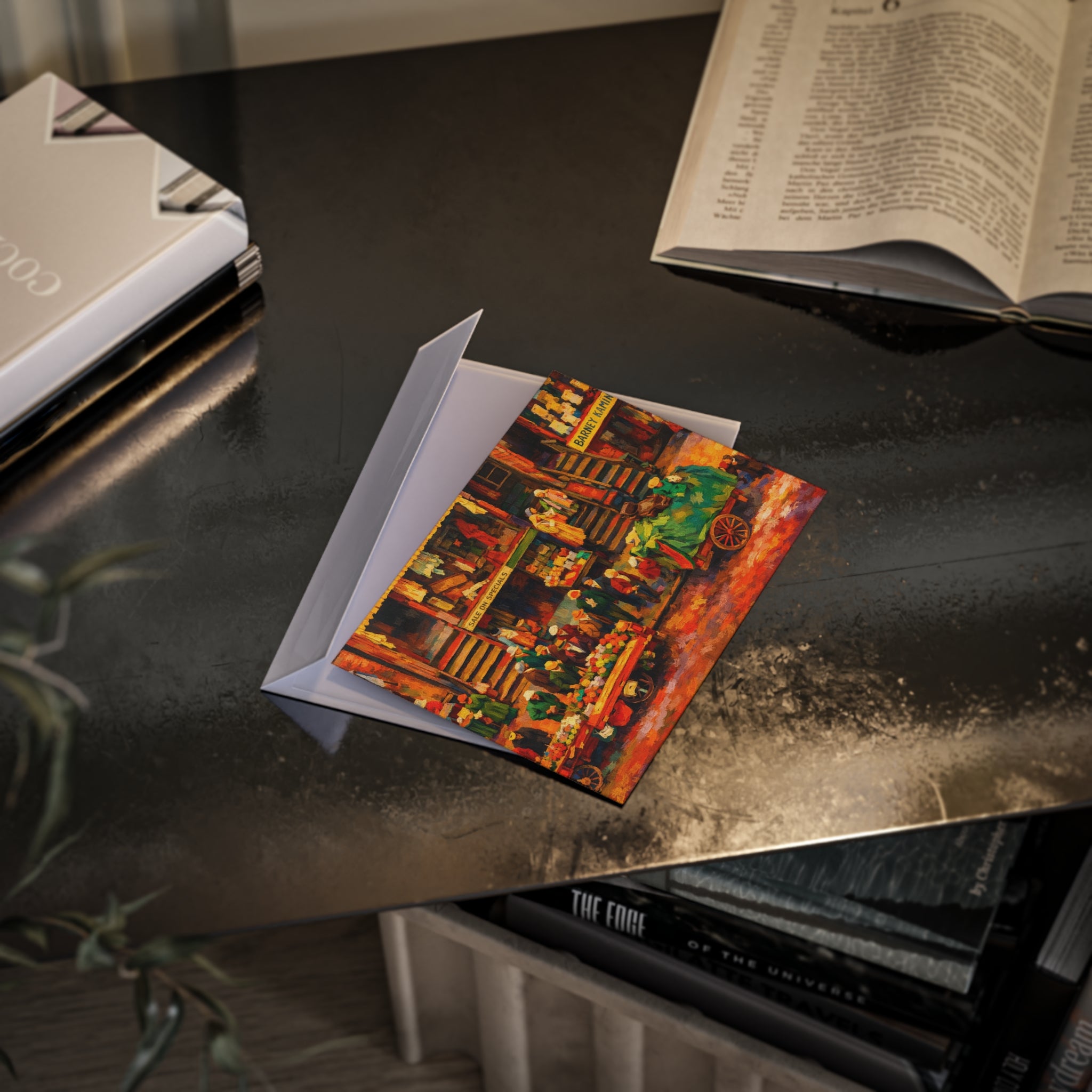 Colorized Historic Lower East Side 2 NYC Postcard | One-Sided Art Postcard