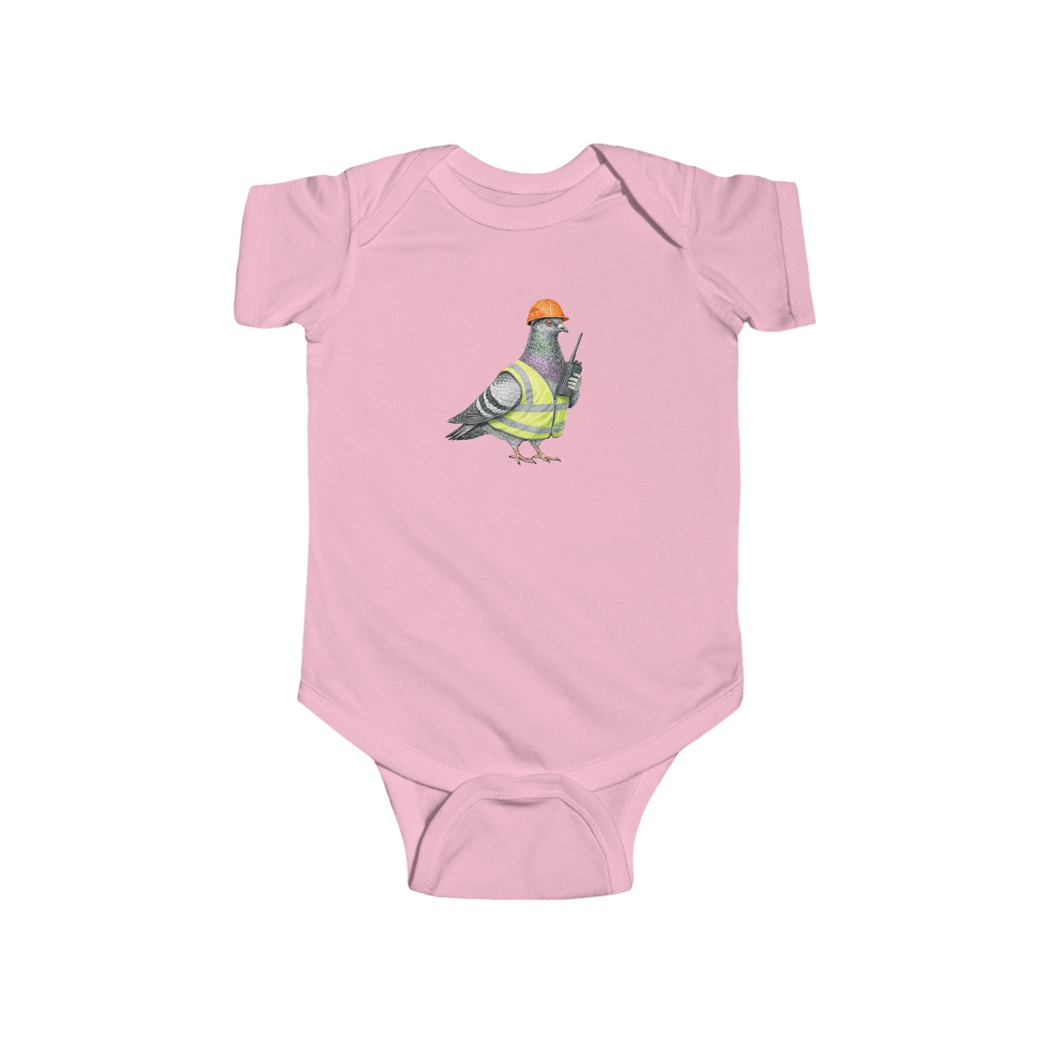 Customizable Red Hook NYC Pigeon Baby Onesie | New Yorker Reveal Infant Bodysuit