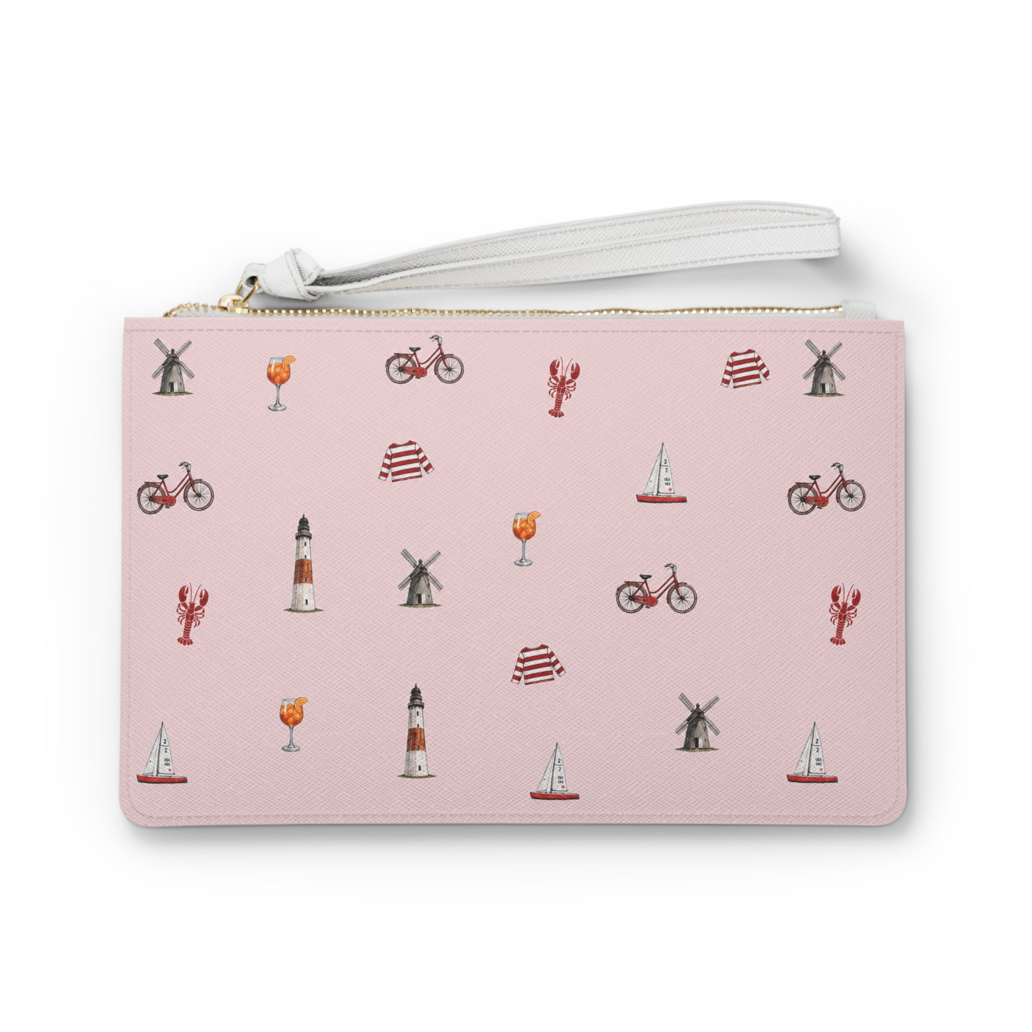 Icons of the Hamptons Pink Clutch