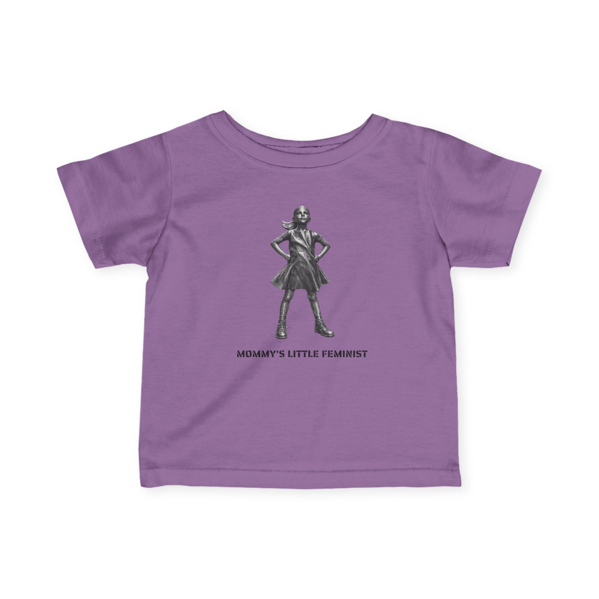 Mommy's Little Feminist Infant NYC Kids Tee | Fearless Girl Baby Shirt, Feminist Statement Childrens T-Shirt