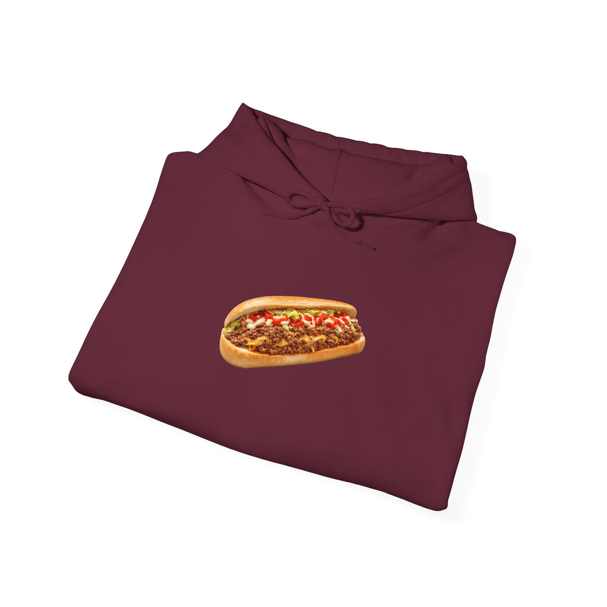 NYC Chopped Cheese Hoodie — New York Bodega Sandwich Hooded Pullover Sweatshirt