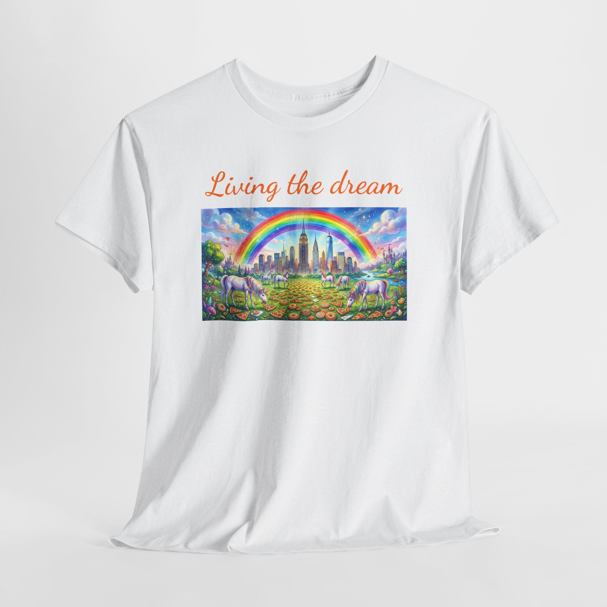 NYC Living The Dream T-Shirt | New York Is a Fairy Tale Tee