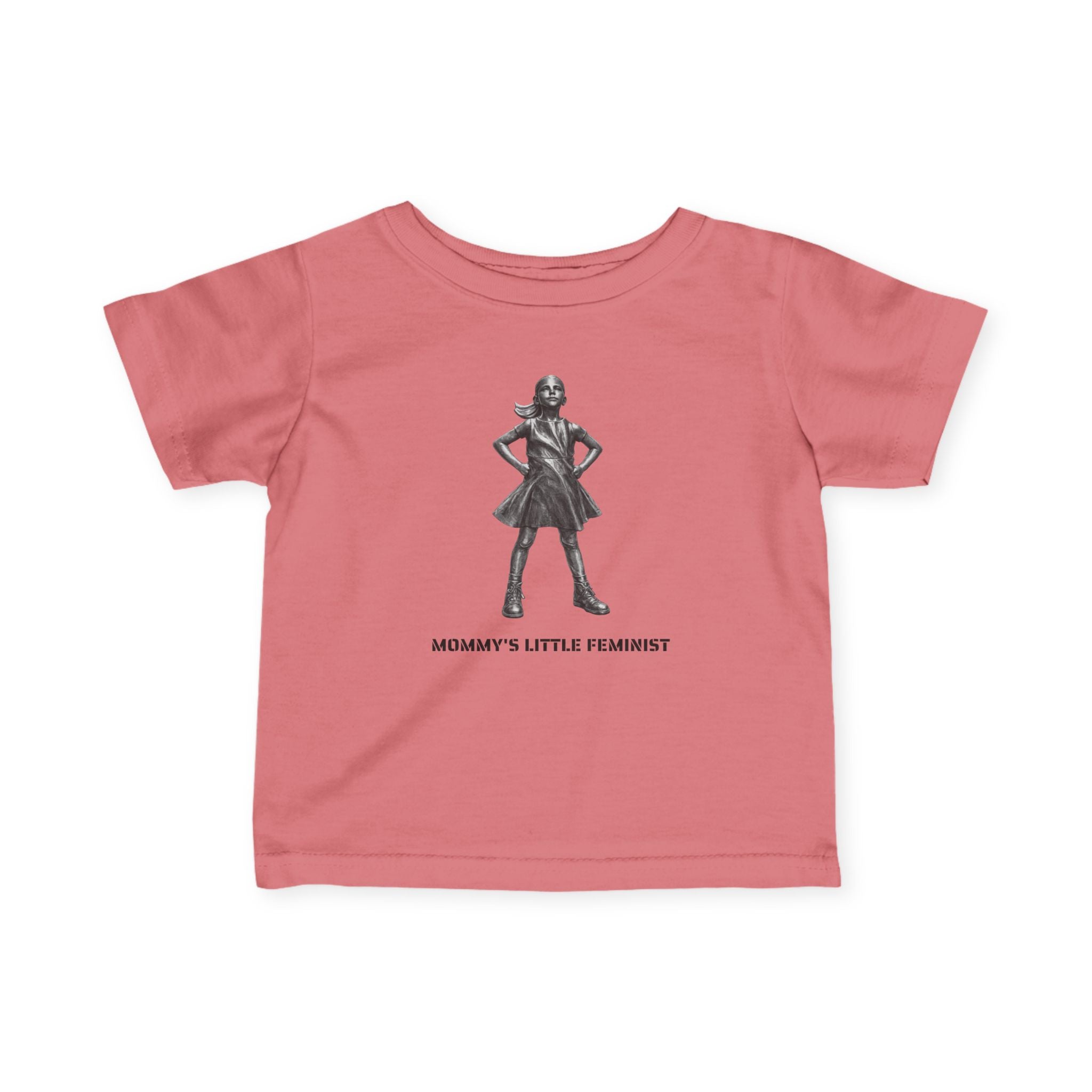 Mommy's Little Feminist Infant NYC Kids Tee | Fearless Girl Baby Shirt, Feminist Statement Childrens T-Shirt