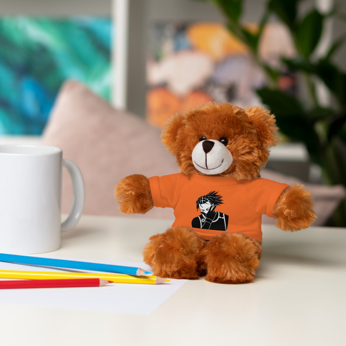 Jalen Brunson Fan Stuffed Animal |  New York Basketball Fan Bear