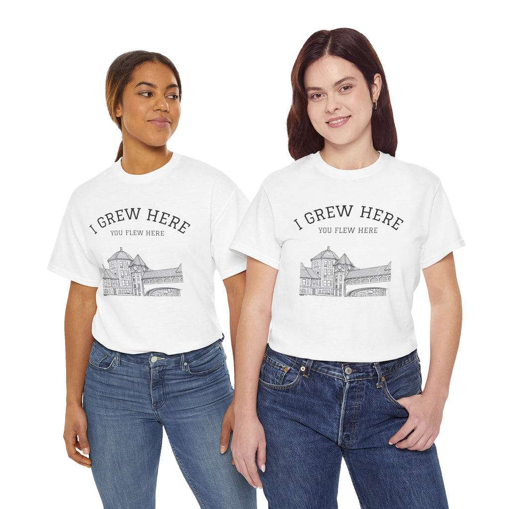 Forest Hills Station Plaza T-Shirt | I Grew Here You Flew Here New York City Queens Station Plaza Tee